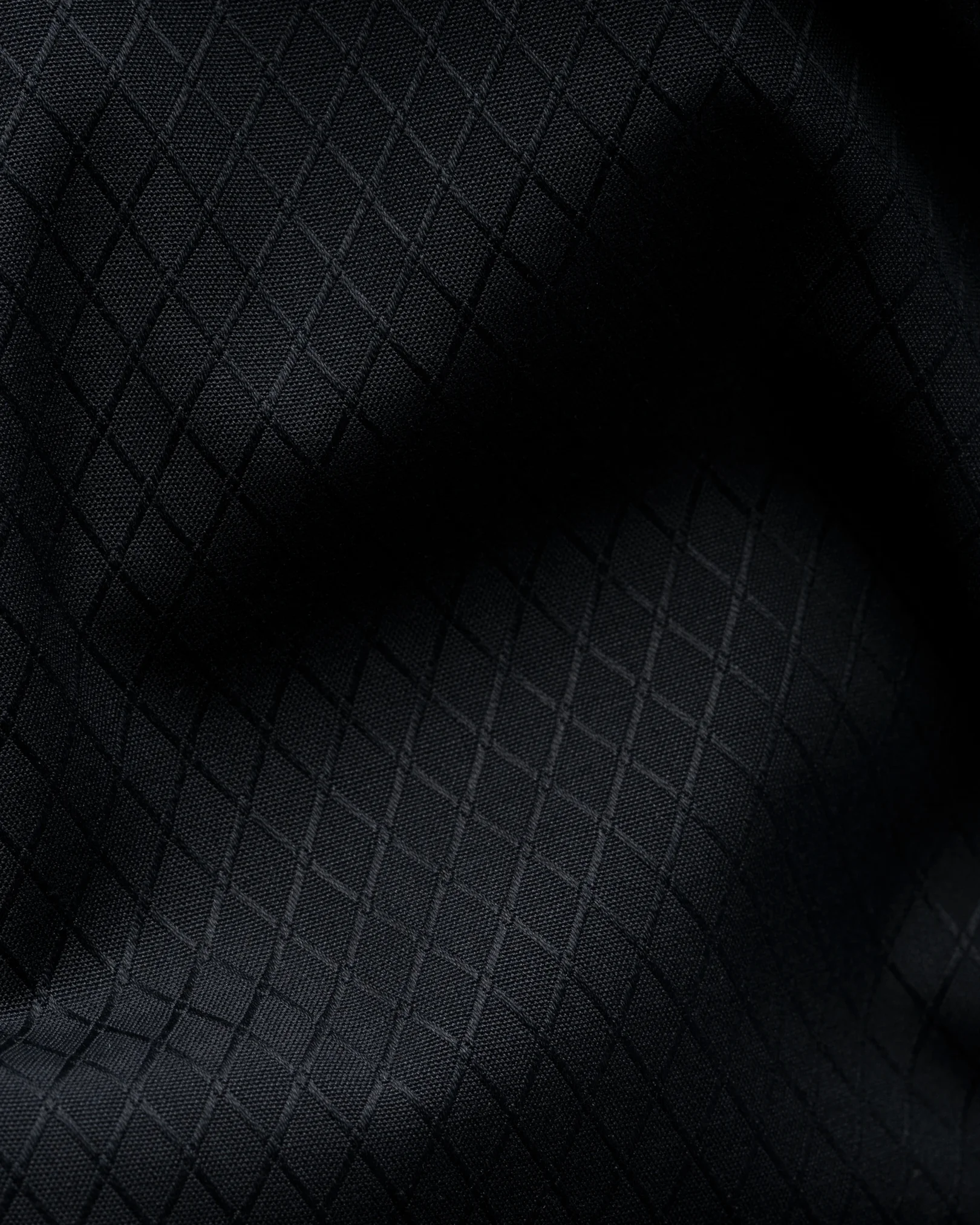 Eton - black check evening shirt