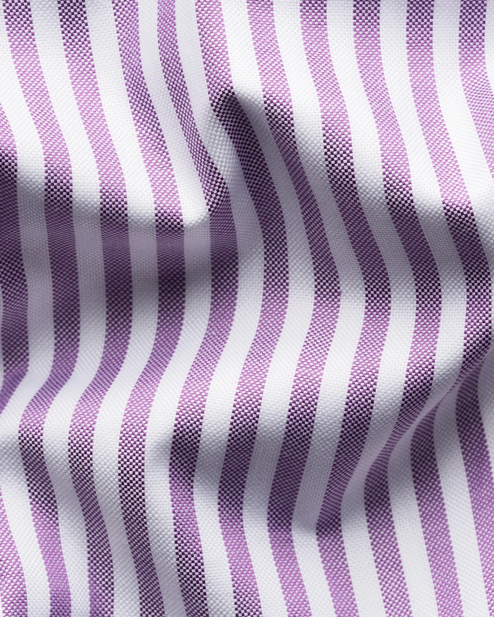 Eton - light purple striped signature oxford shirt 261
