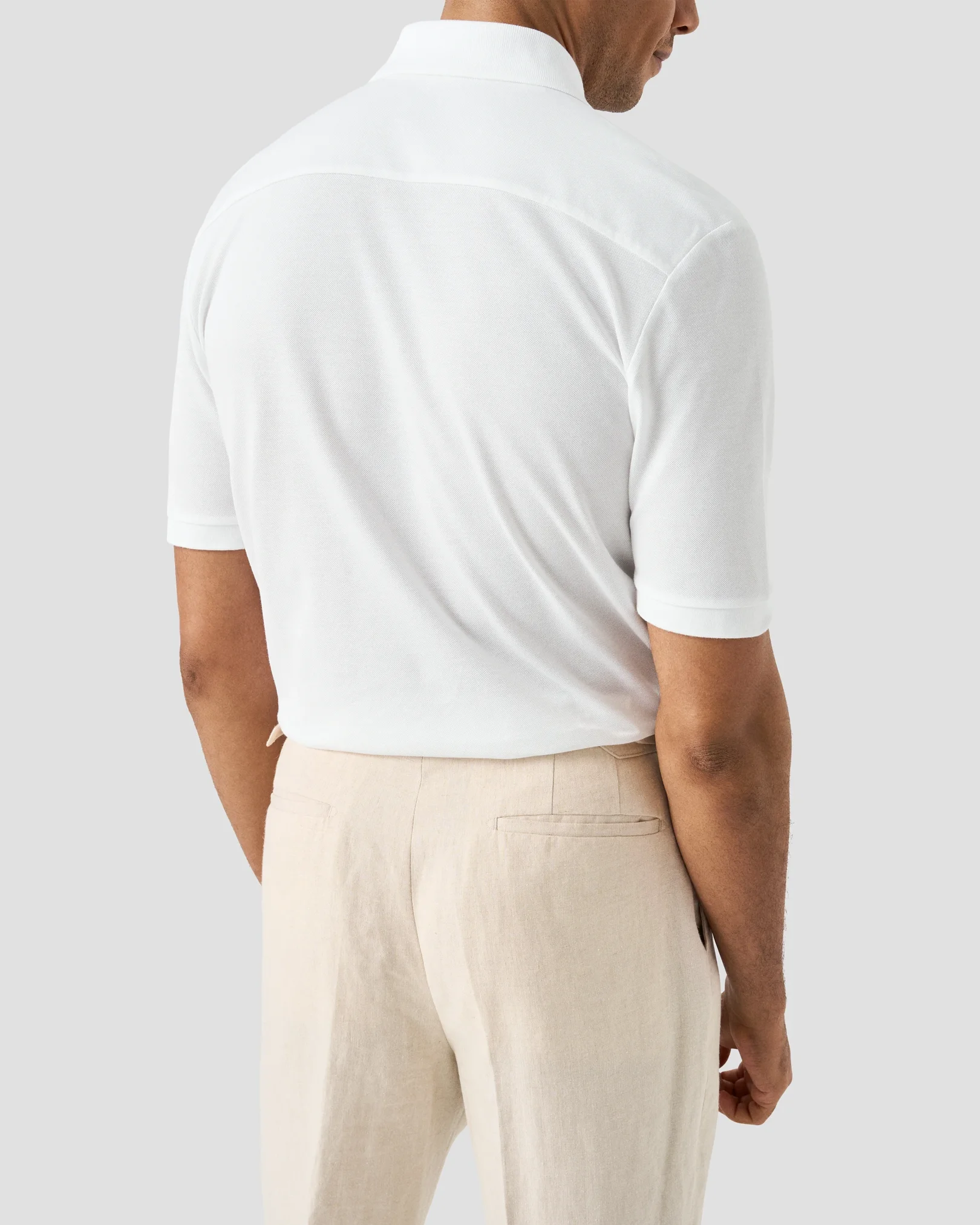 Eton - pima cotton pique polo shirt