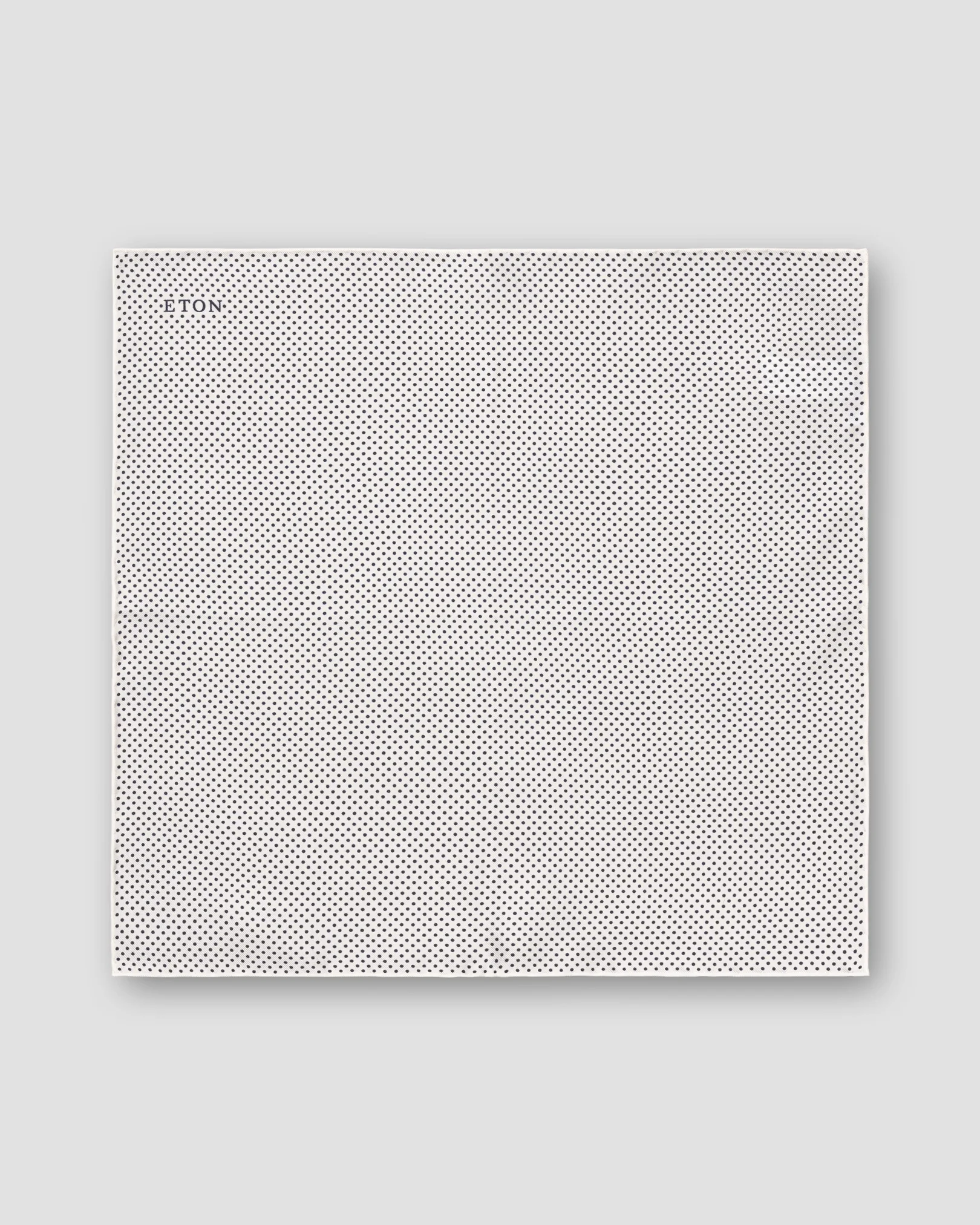 Eton - white polka dots silk pocket square