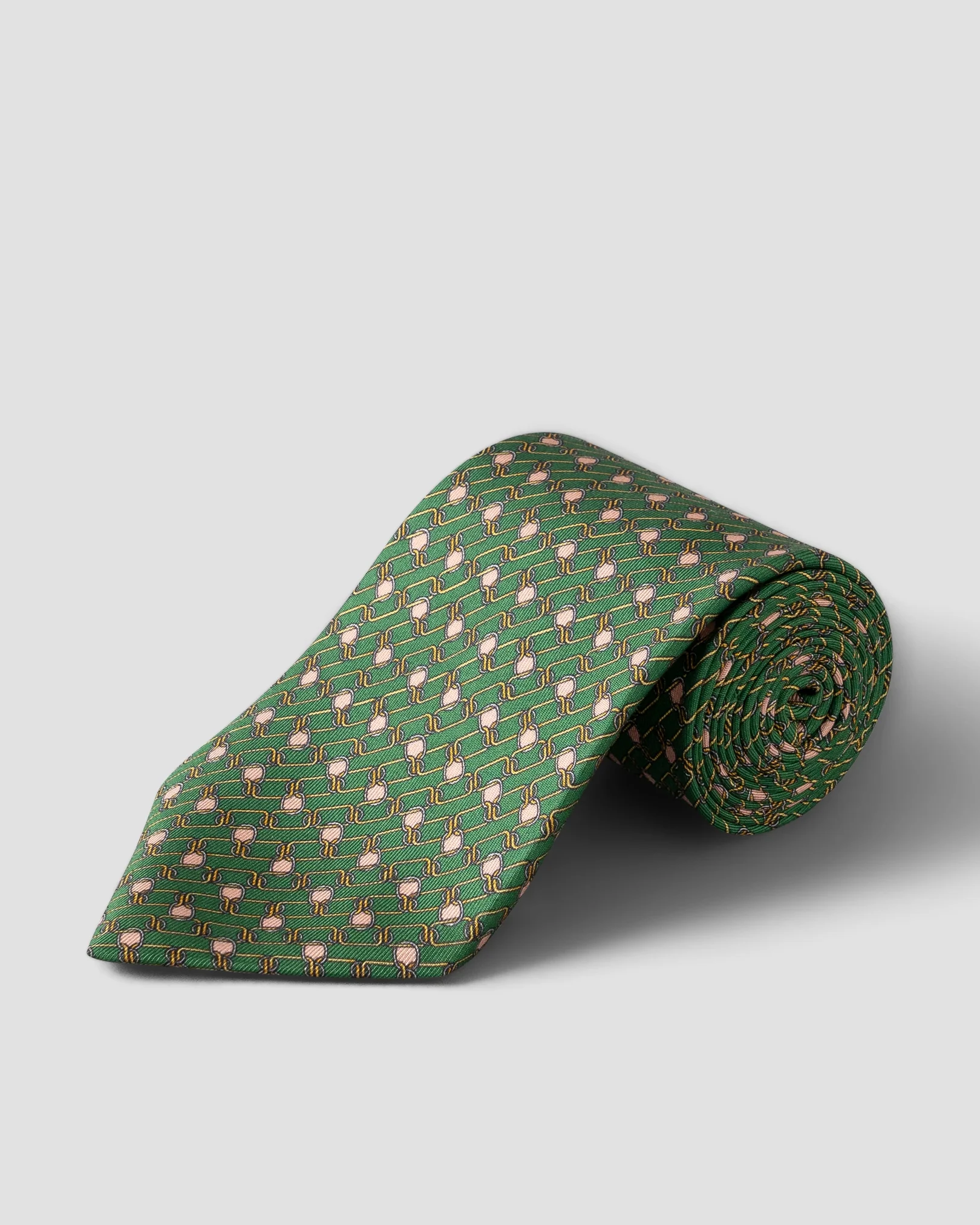 Eton - dark green chain tie