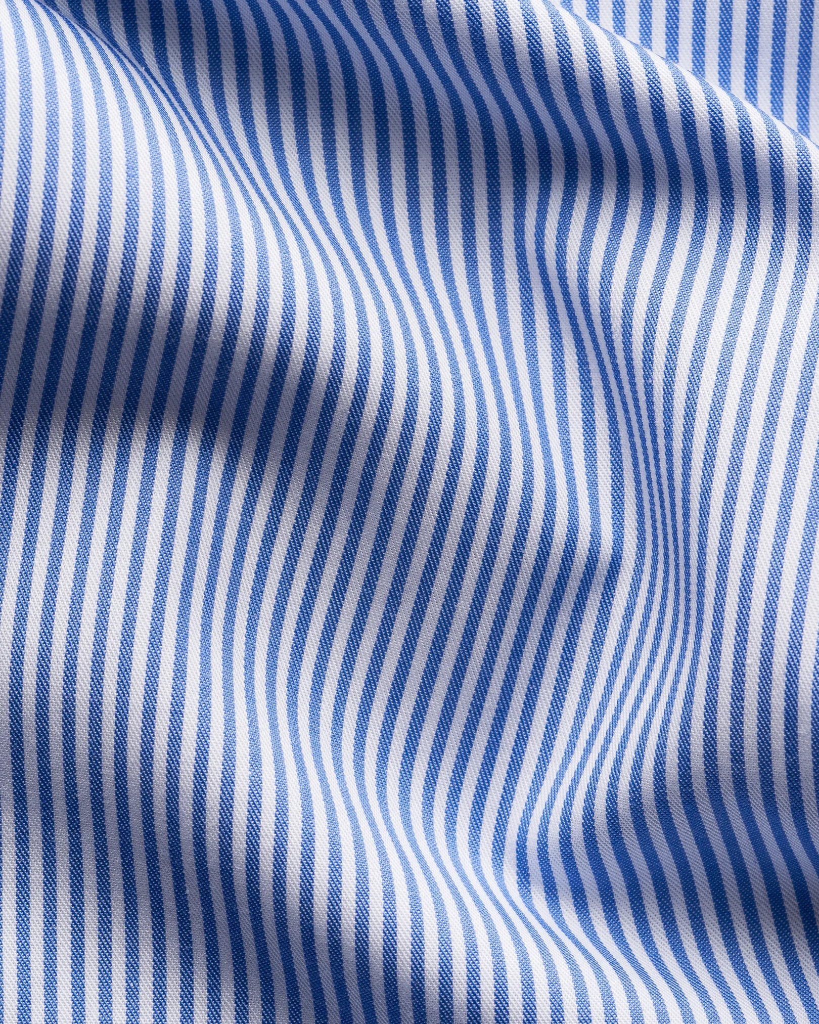 Eton - striped twill shirt cut away s2