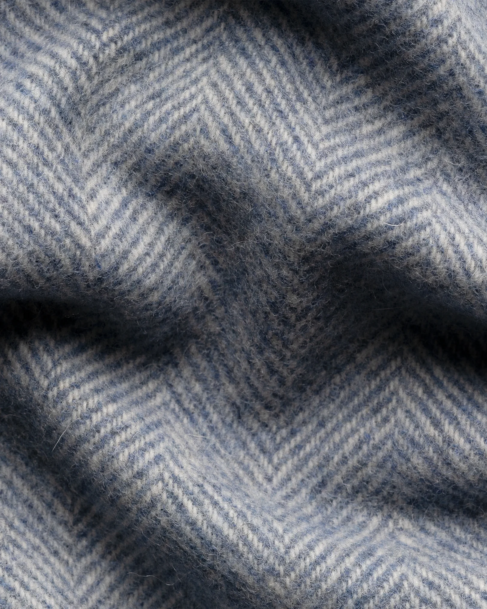 Eton - mid blue wool scarf