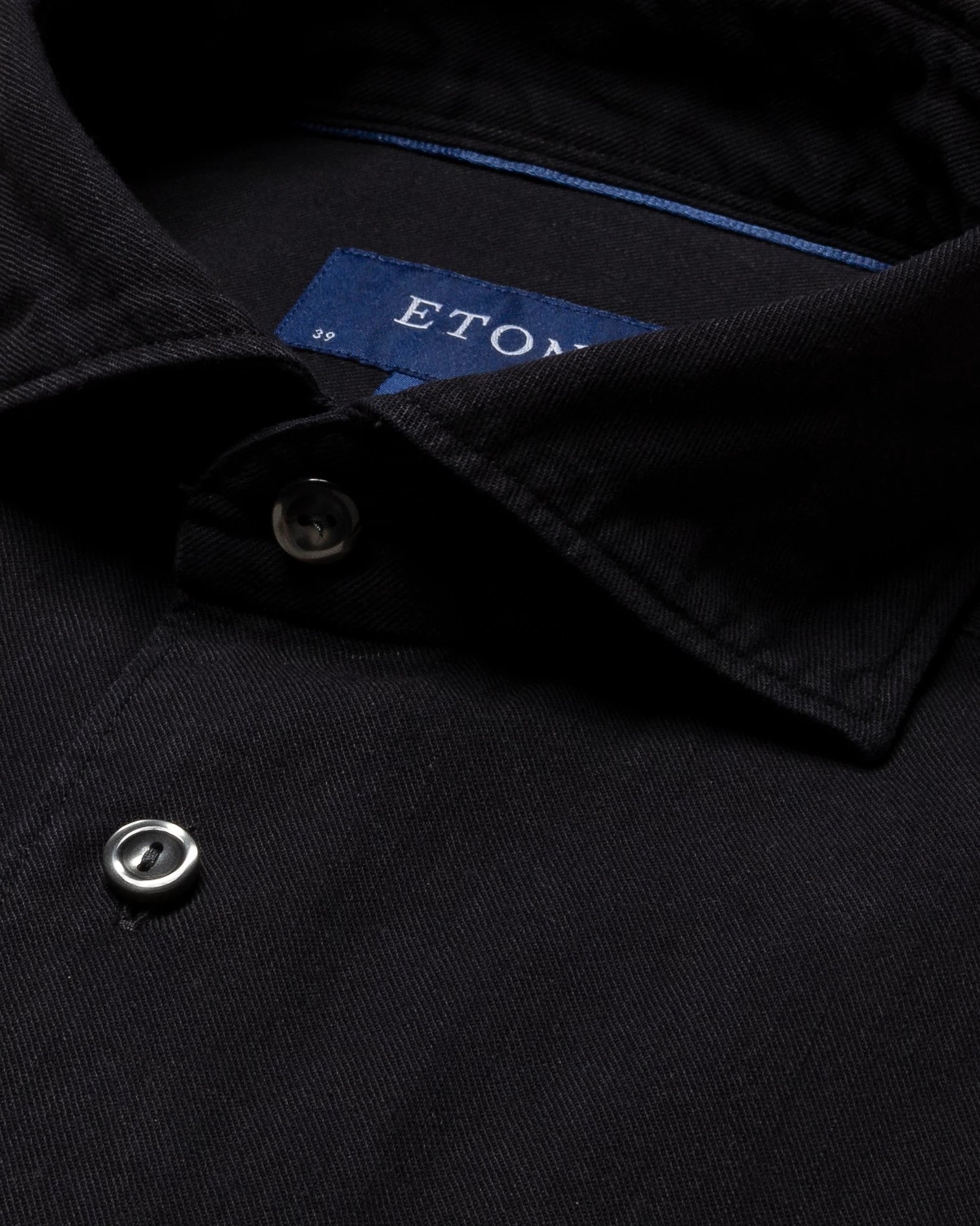 Eton - black denim shirt