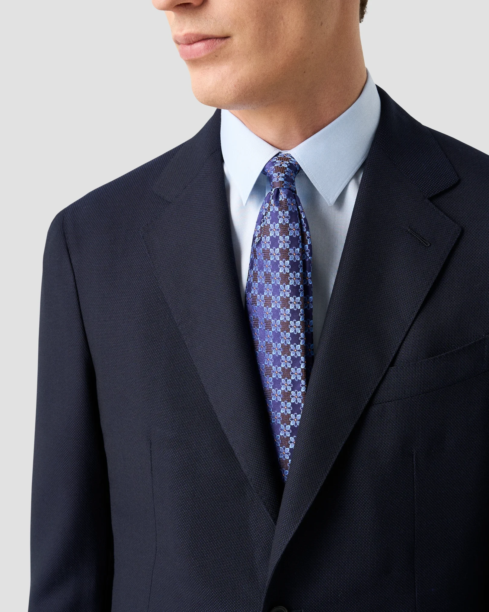Eton - Light Blue Signature Twill Shirt - Pointed