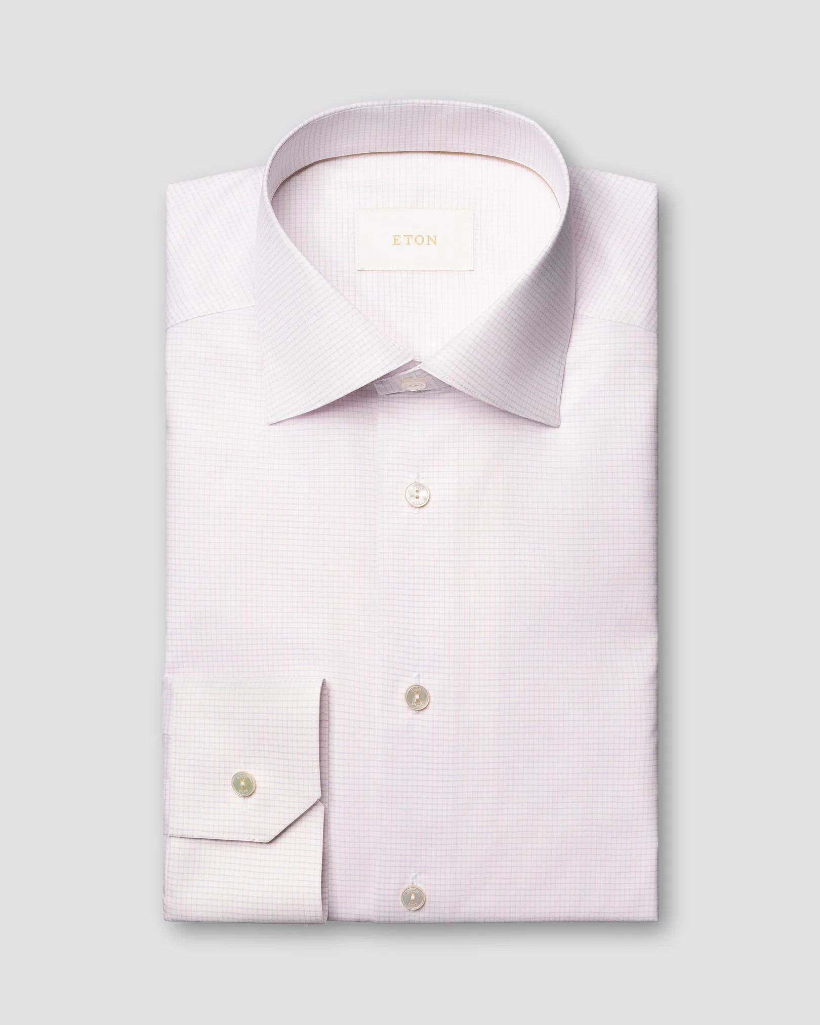Eton - Micro Check Supima 120 Twill Shirt