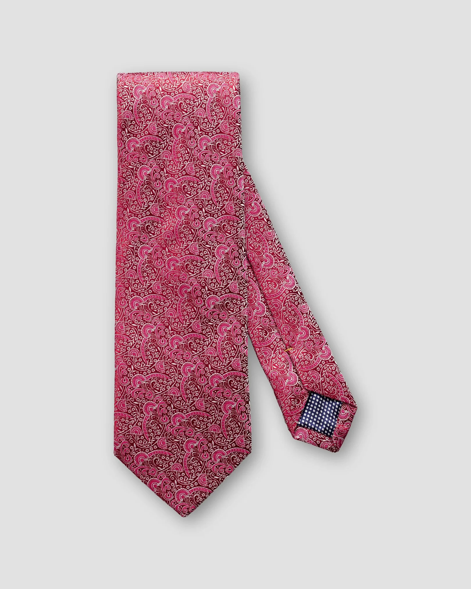 Eton - red paisley silk tie