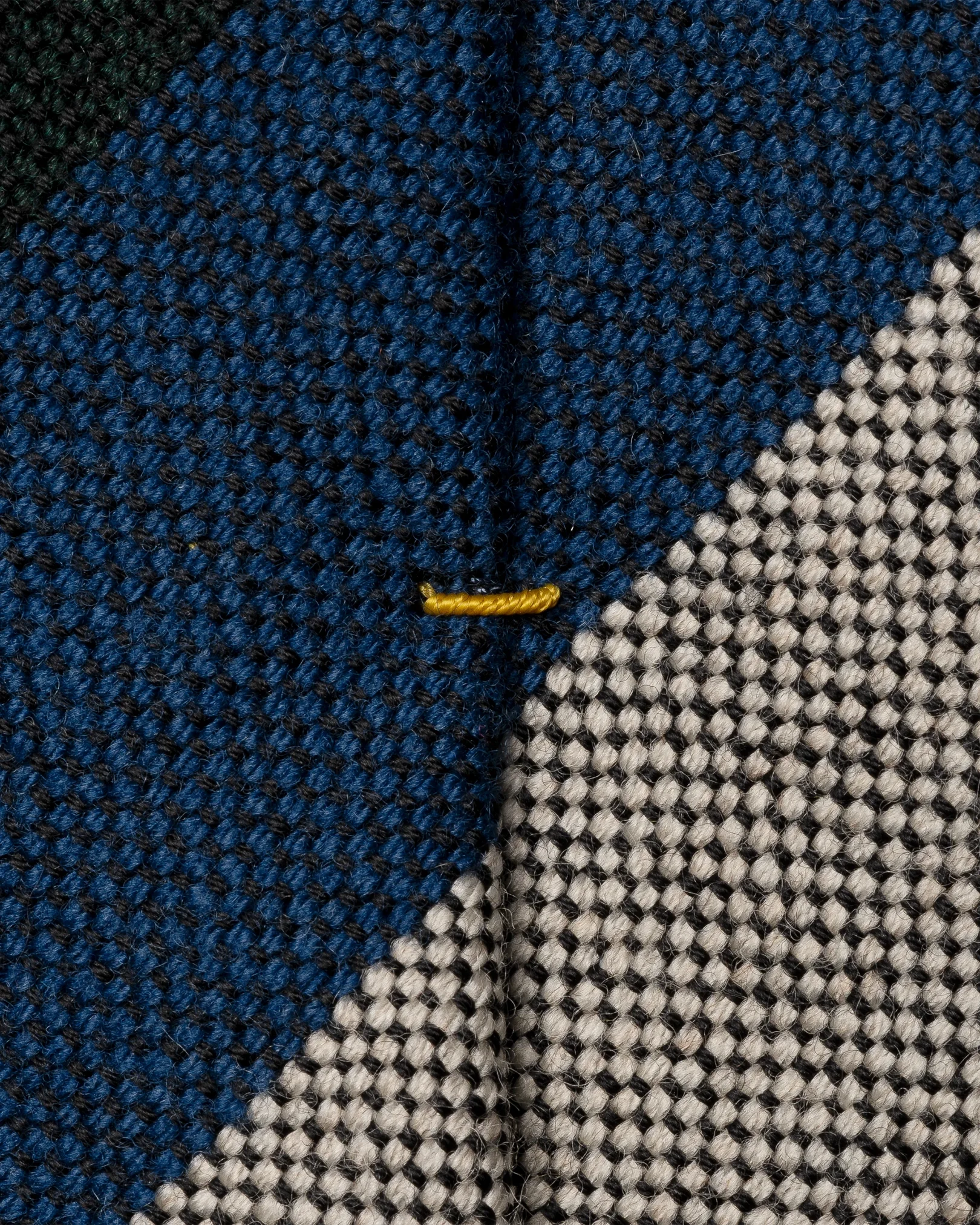 Eton - regimental striped wool tie dark green regimental striped wool tie