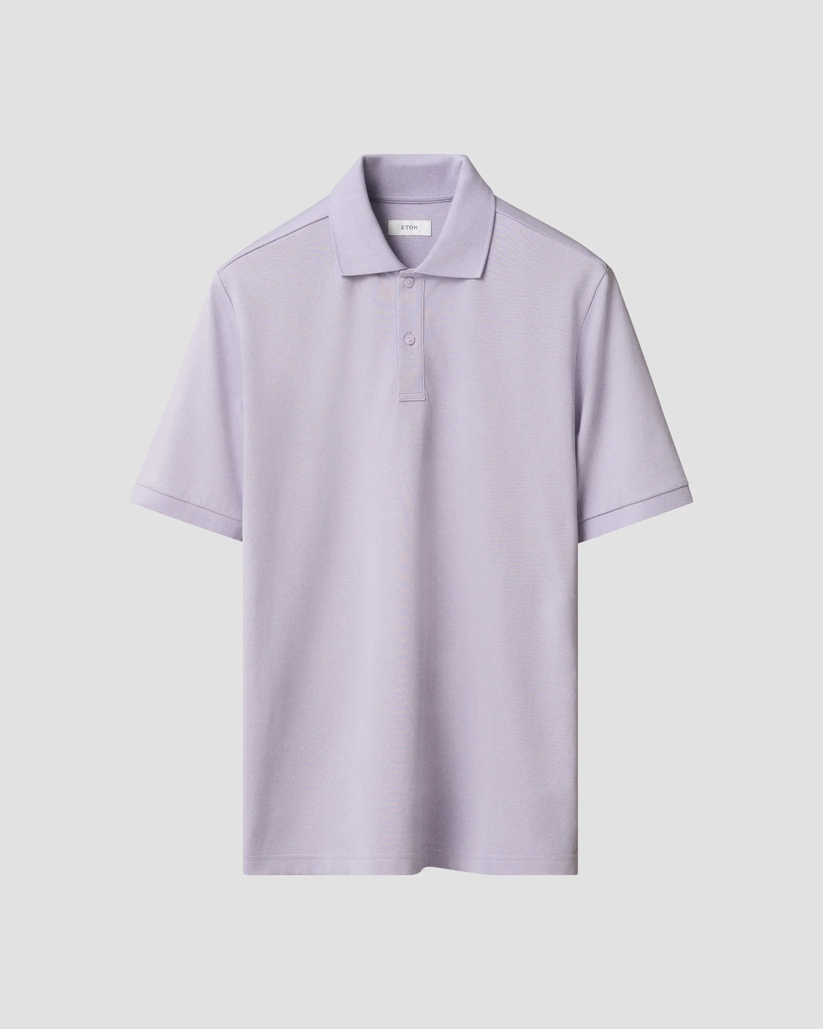 Eton - purple pima cotton pique polo shirt