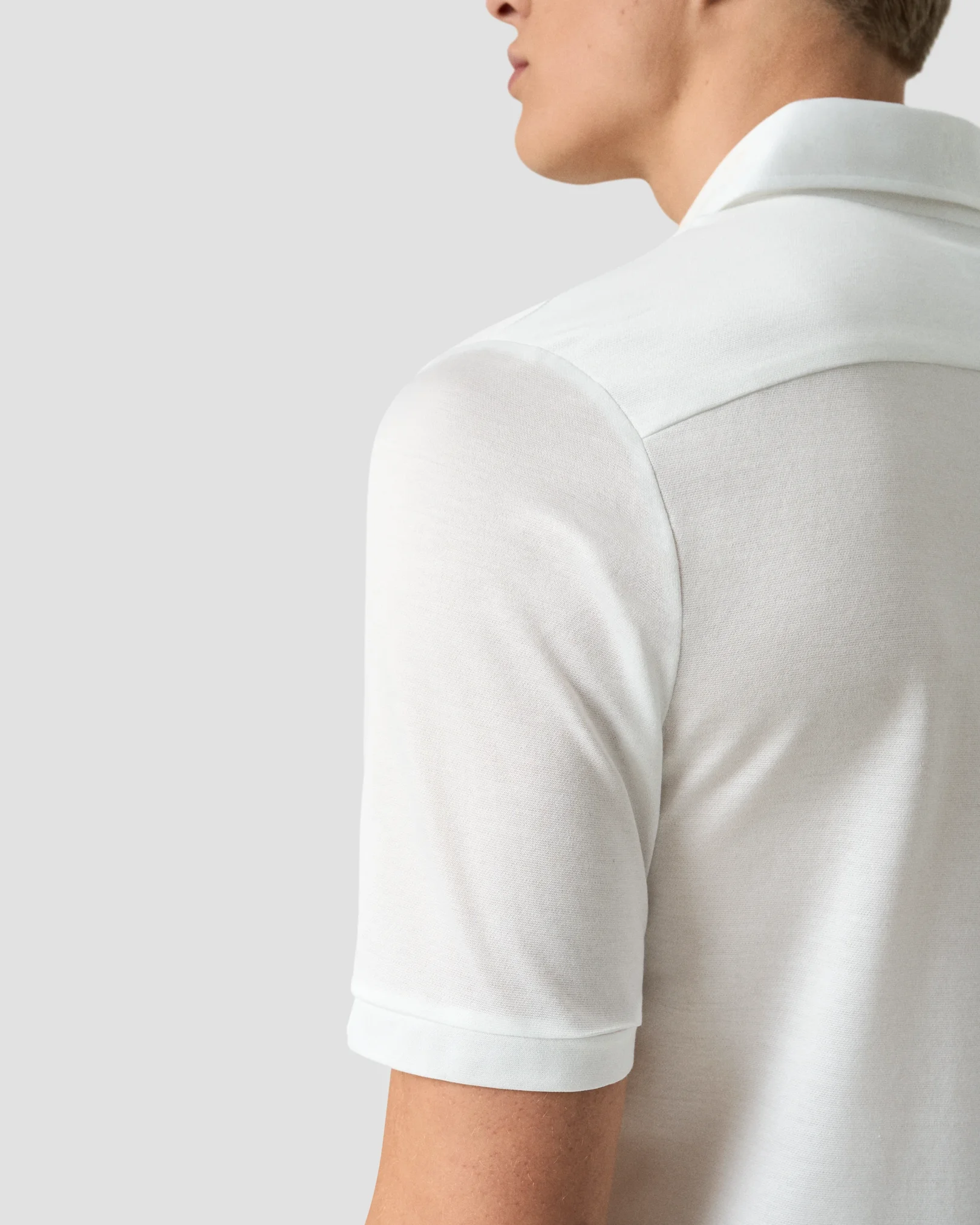 Eton - jaquard filo di scozia polo shirt