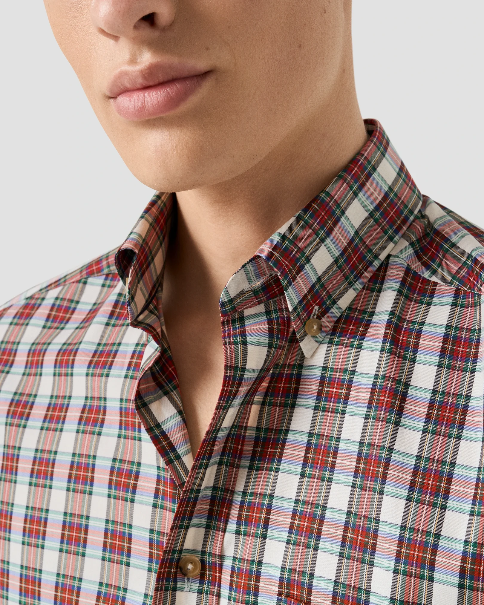 Eton - Tartan Plaid Shirt