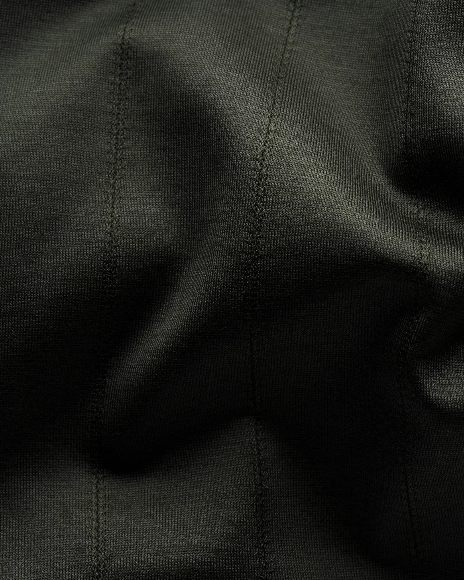 Eton - dark green knitted jersey long sleeve