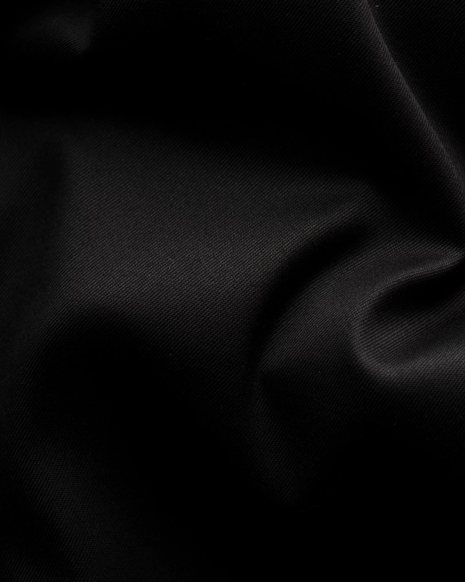 Eton - black signature twill moderate cutaway shirt