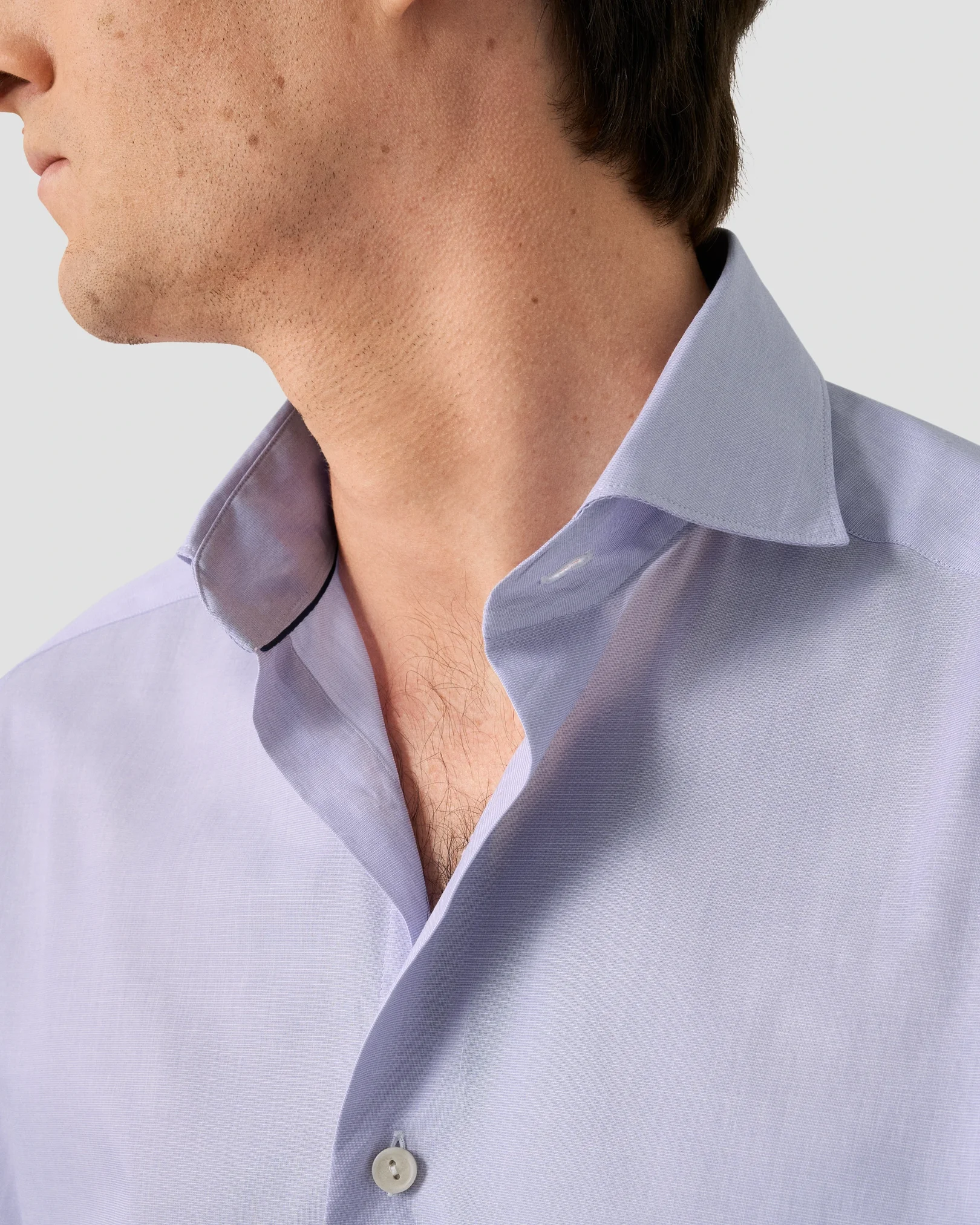 Eton - light purple end on end breeze poplin shirt 261