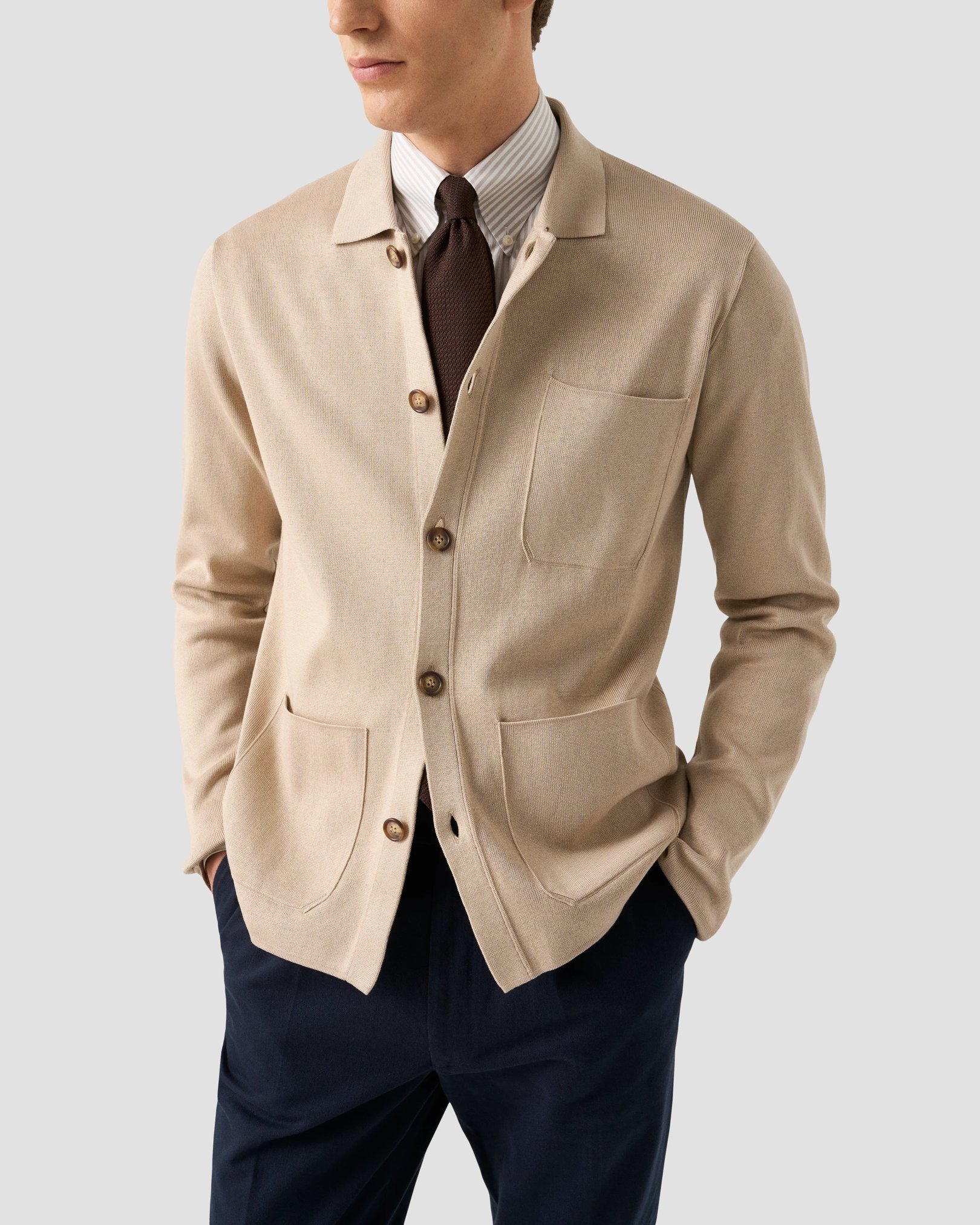 Eton - Gestreiftes Signature-Oxford-Hemd