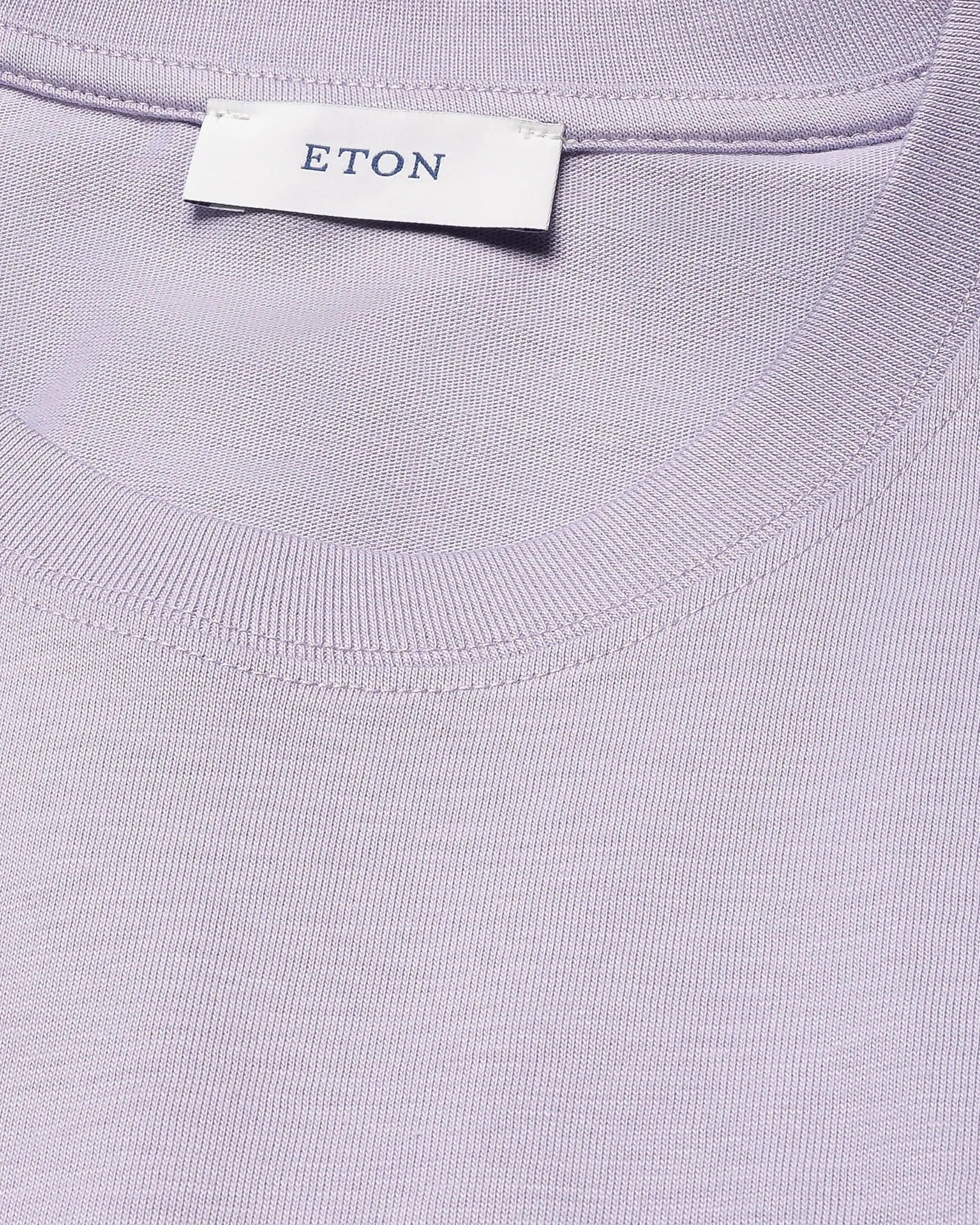 Eton - light purple single jersey supima t shirt