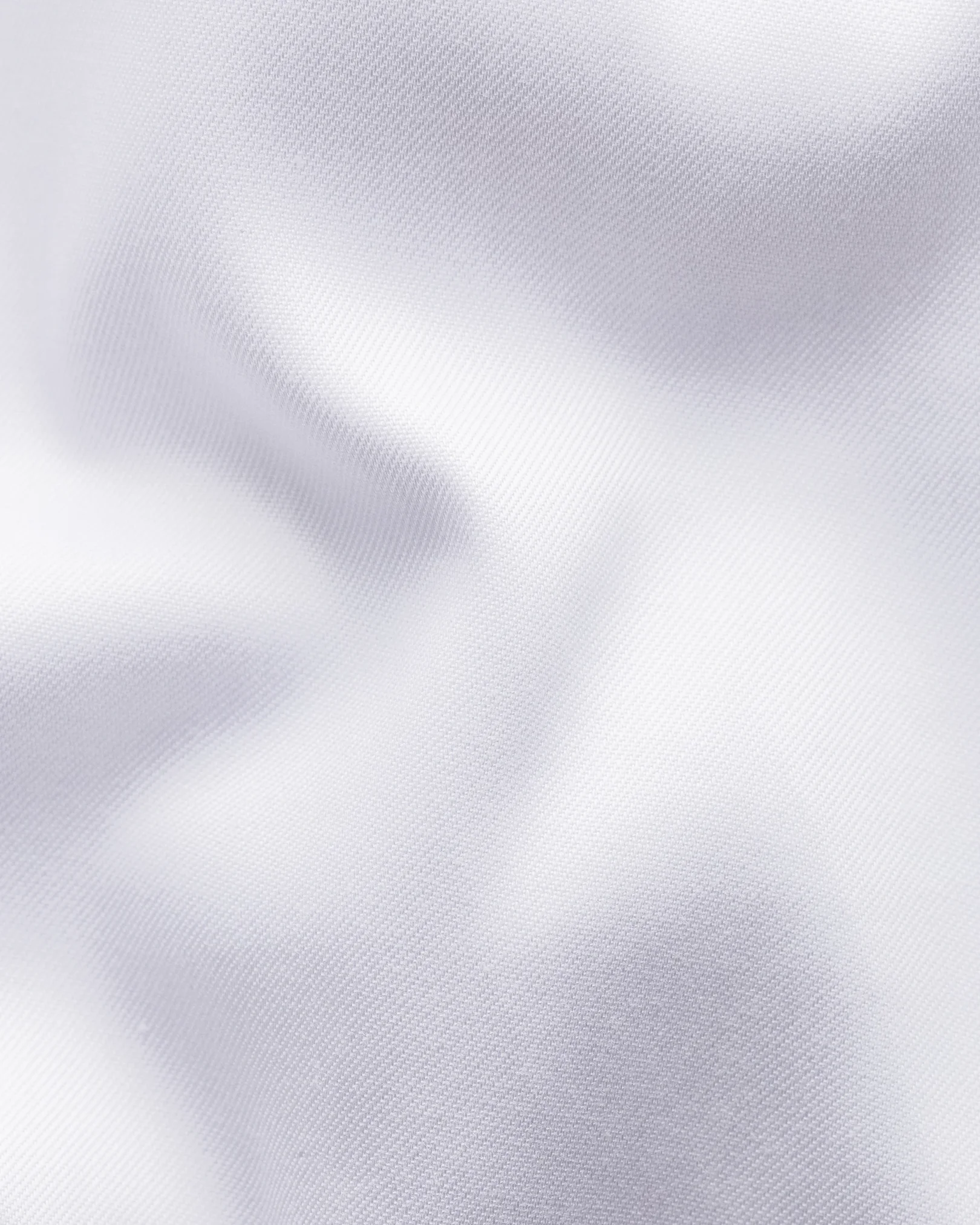 Eton - white signature twill shirt printed details extreme cut away collar