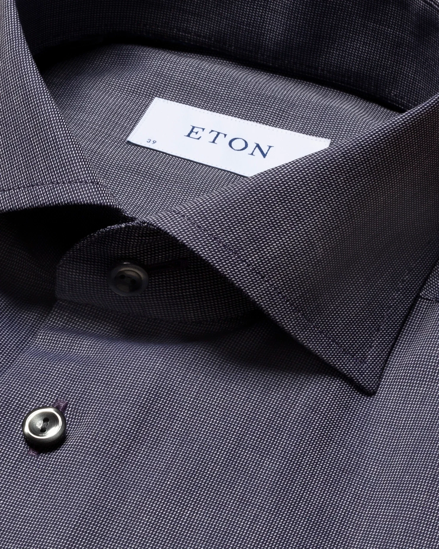 Eton - dark blue flannel shirt