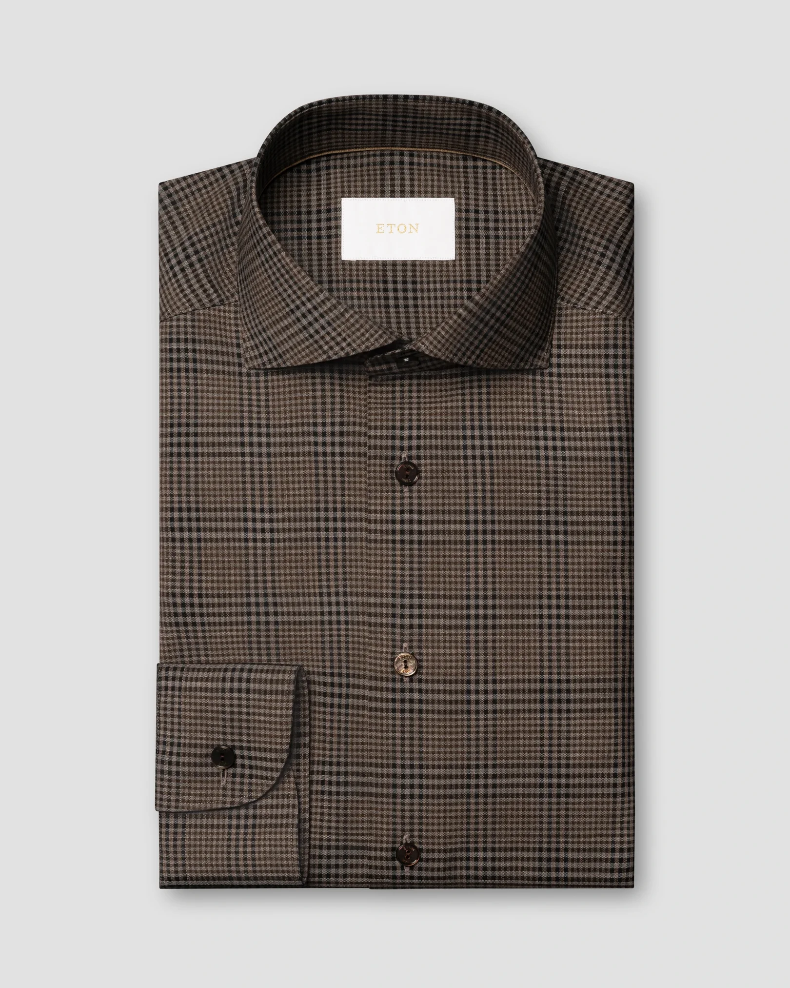 Eton - Check 120 Merino Wool Shirt