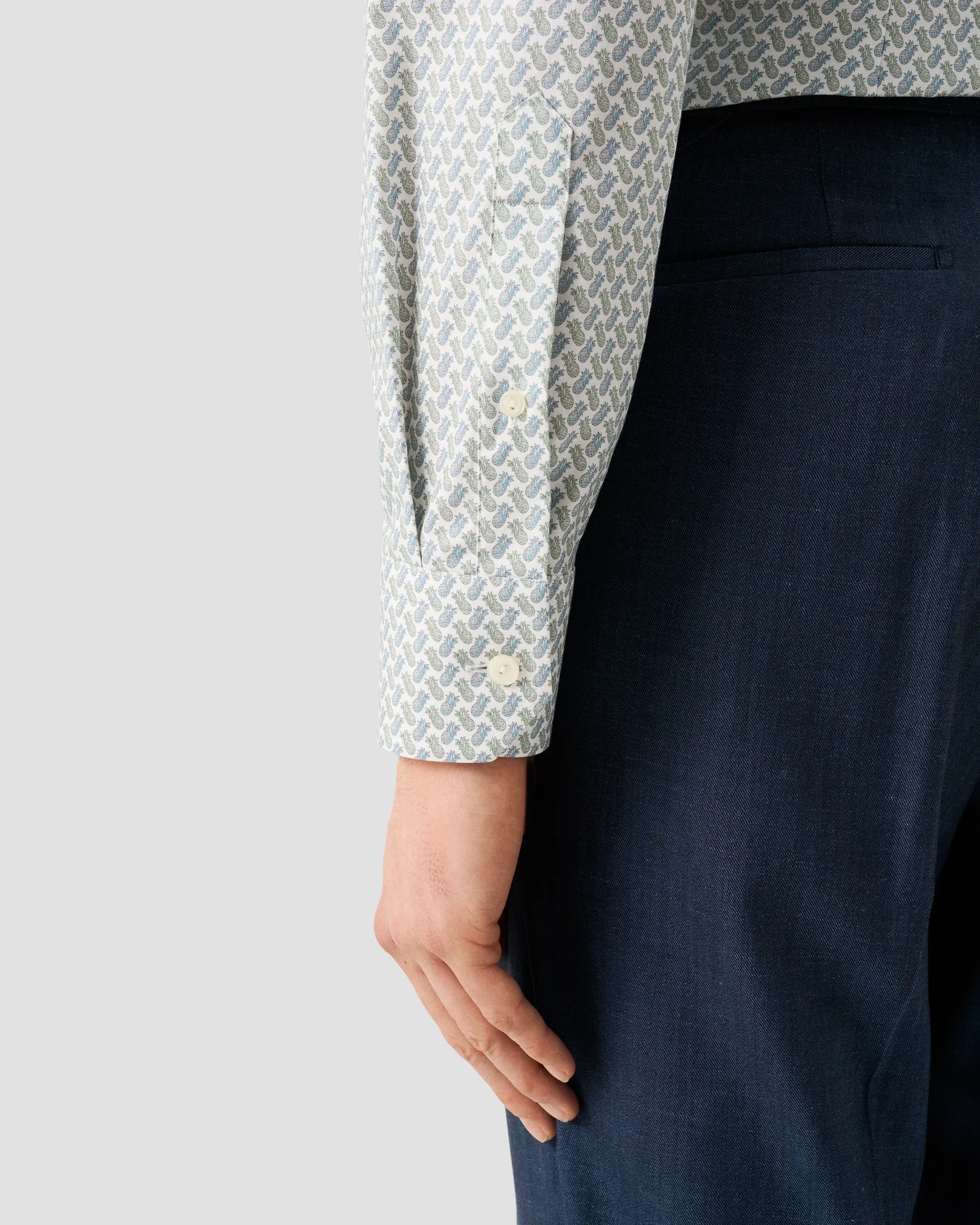 Eton - motif signature twill shirt cut away single 261