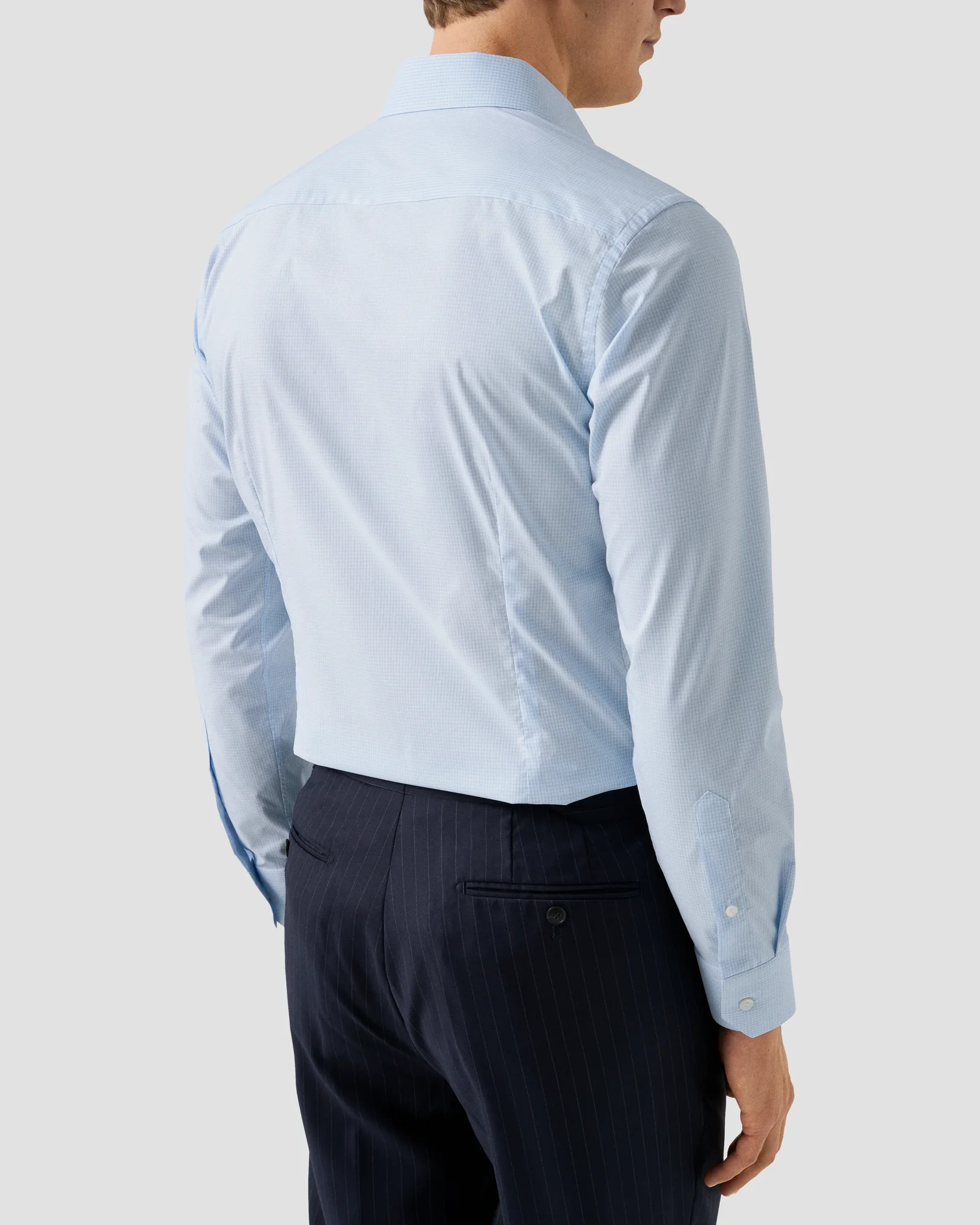 Eton - micro check supima 120 shirt