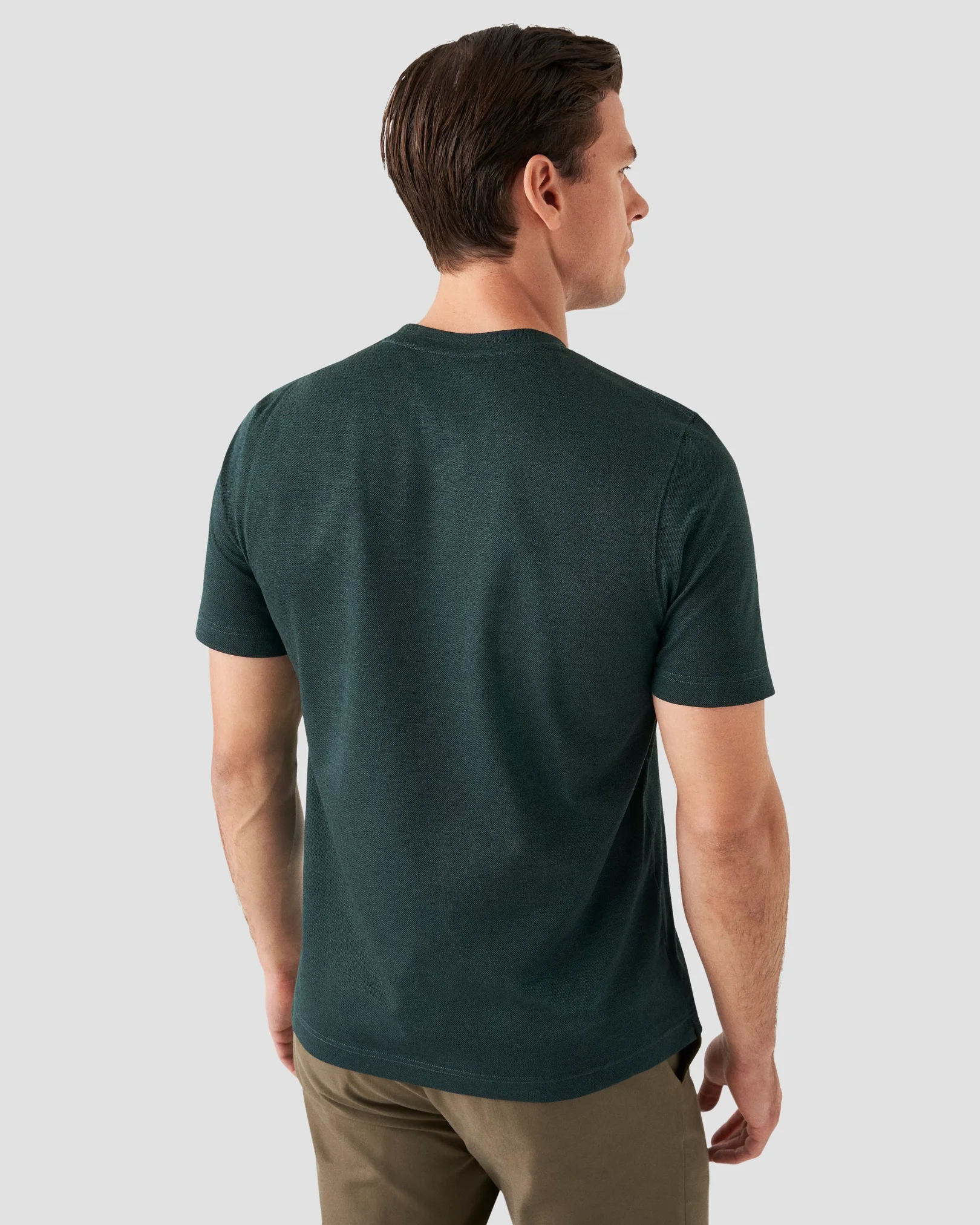 Eton - dark green t shirt