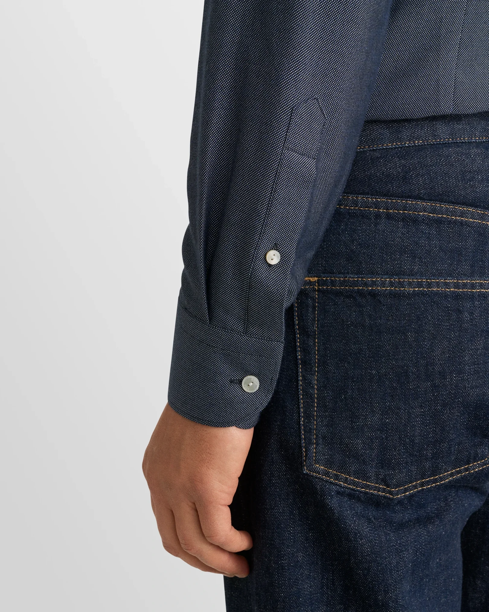 Eton - cotton silk cashmere shirt 268