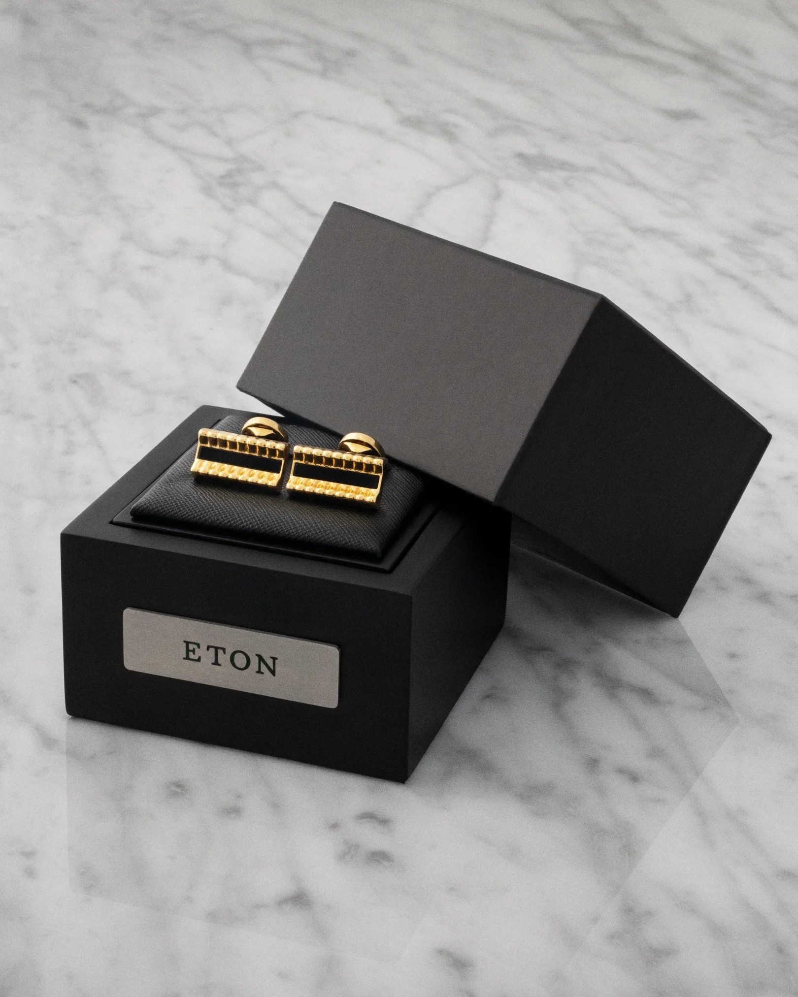 Eton - Art Deco Gold Plated Cufflinks