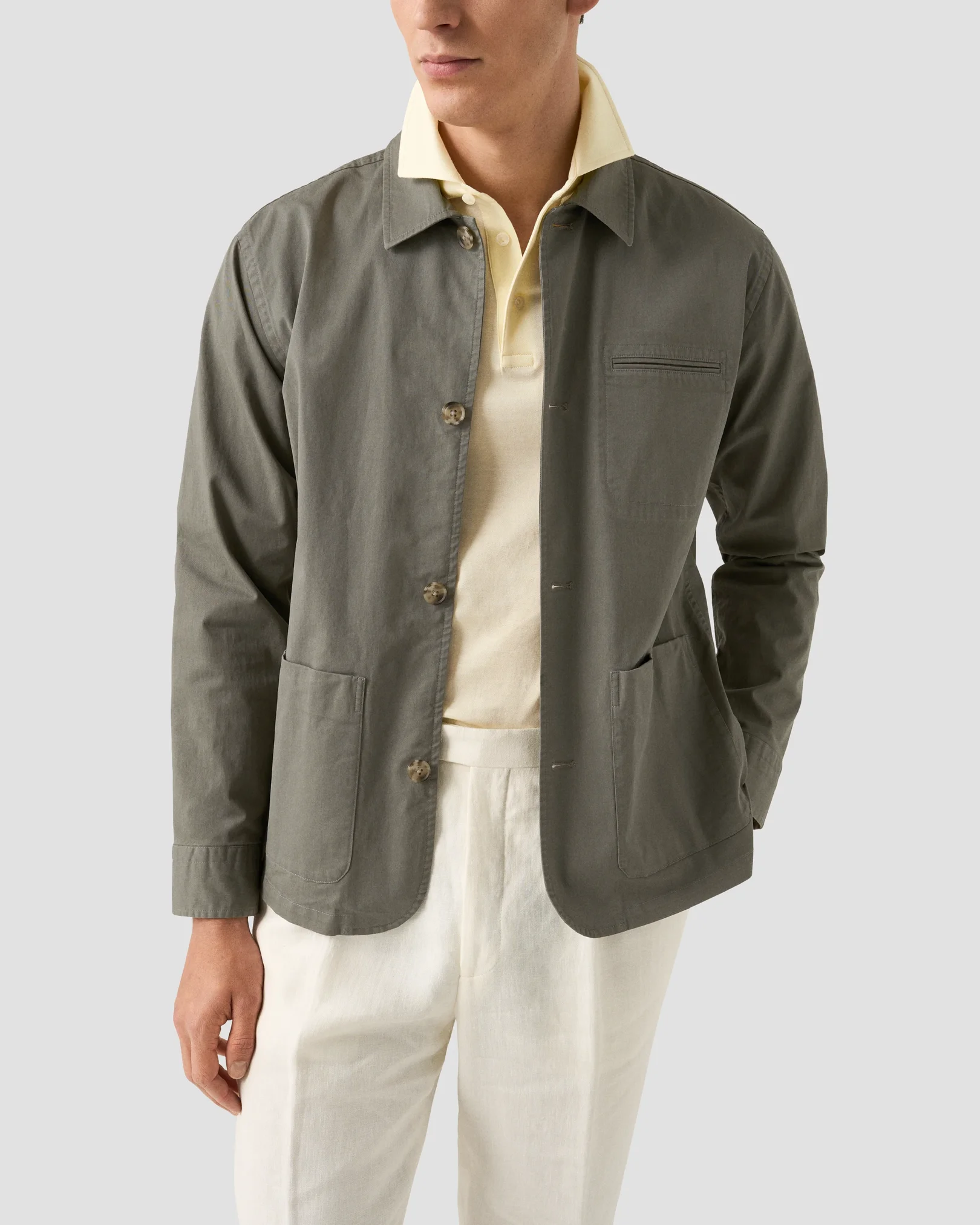 Eton - jacquard filo di scozia polo shirt 261