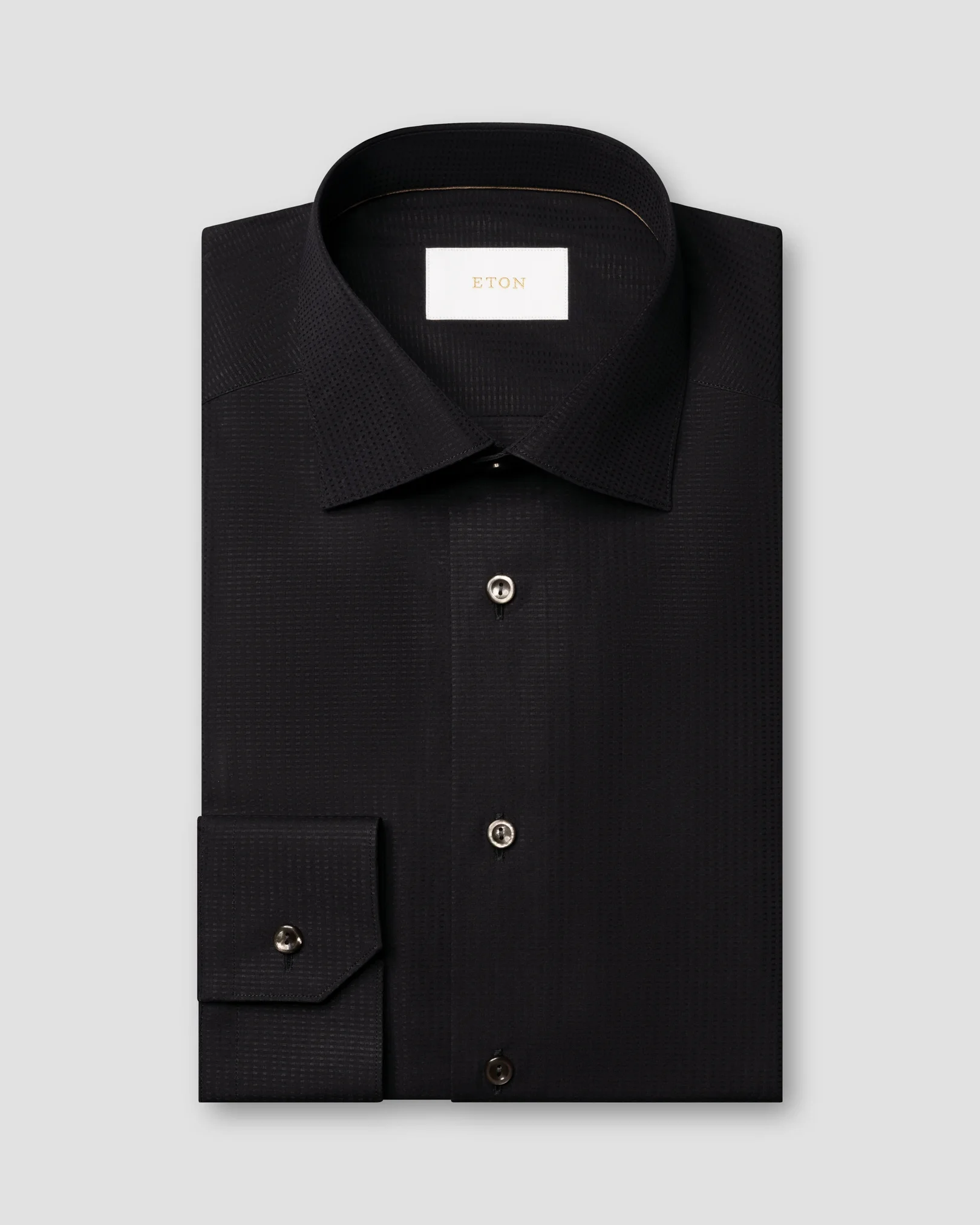 Eton - semi solid supima shirt 256