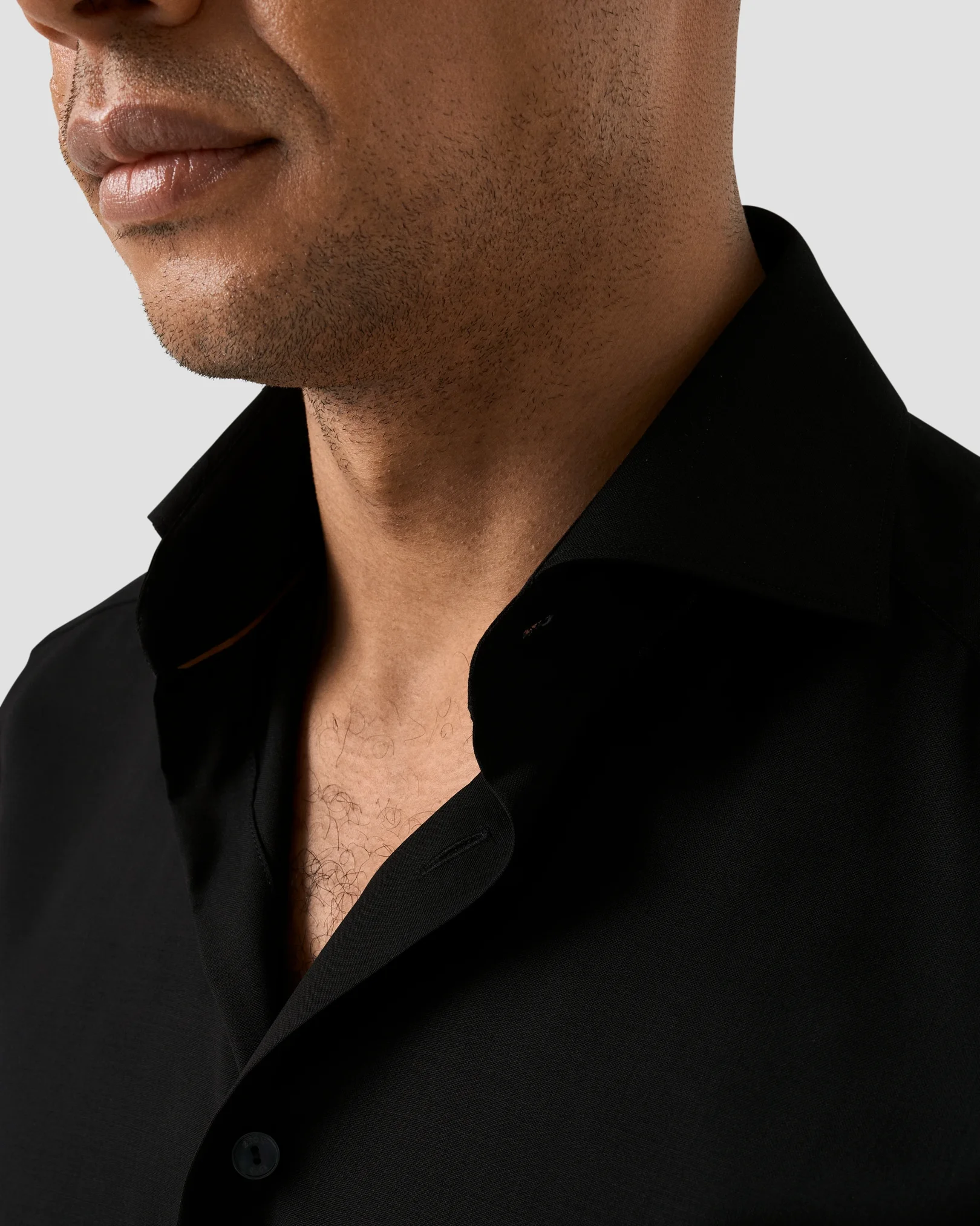 Eton - ultra soft solid merino shirt