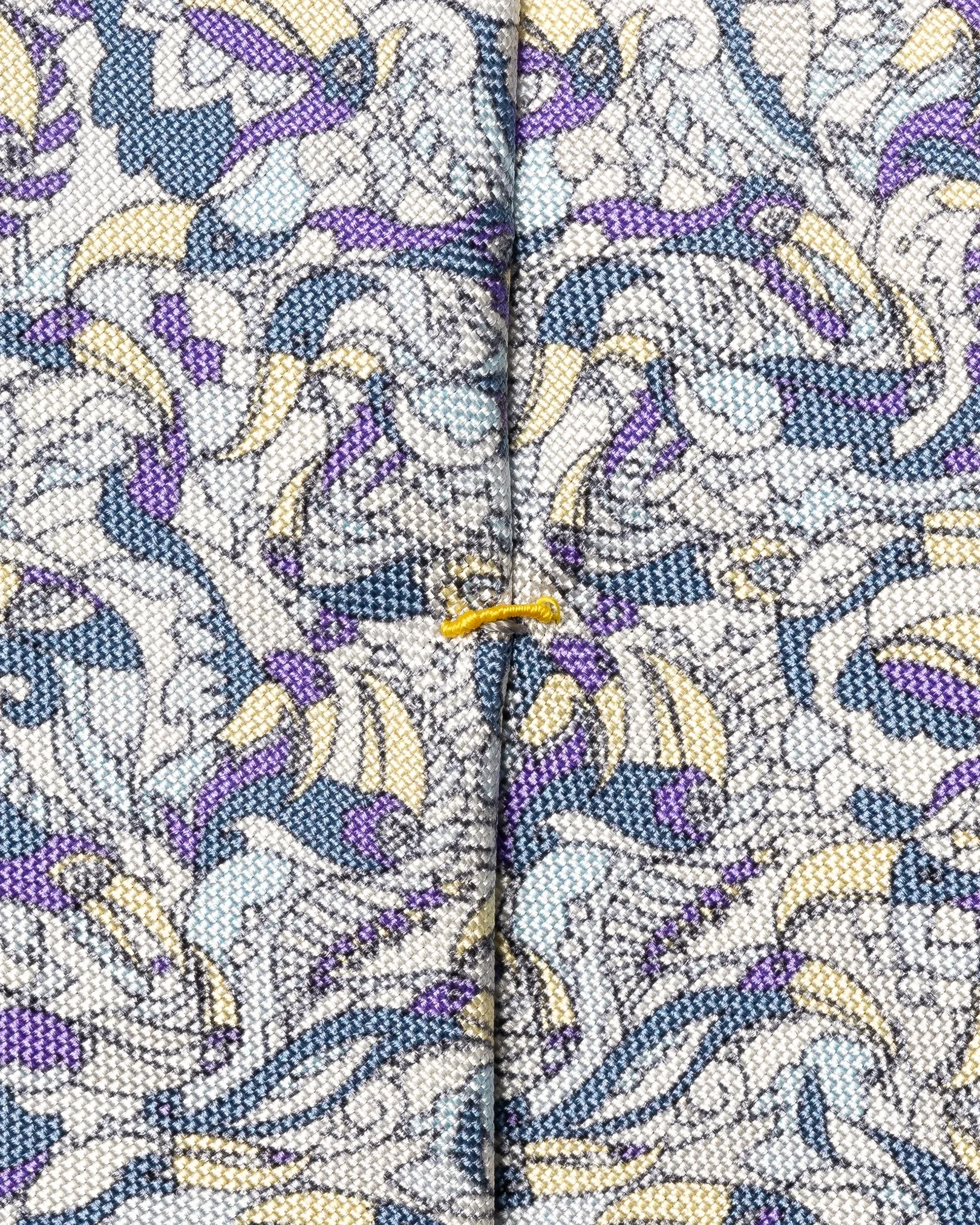 Eton - multi paisley tucano oxford silk print tie