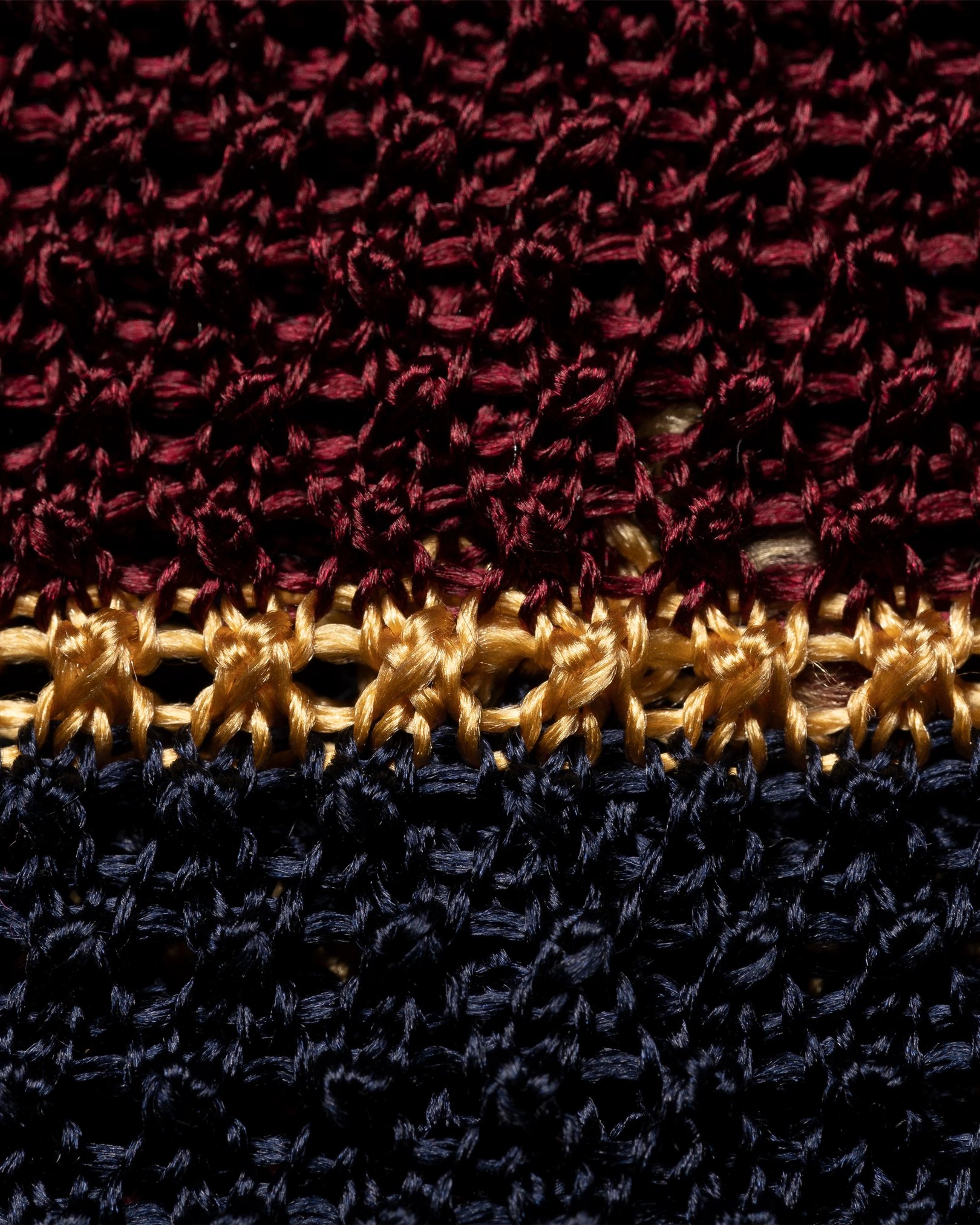 Eton - knitted ivy tie