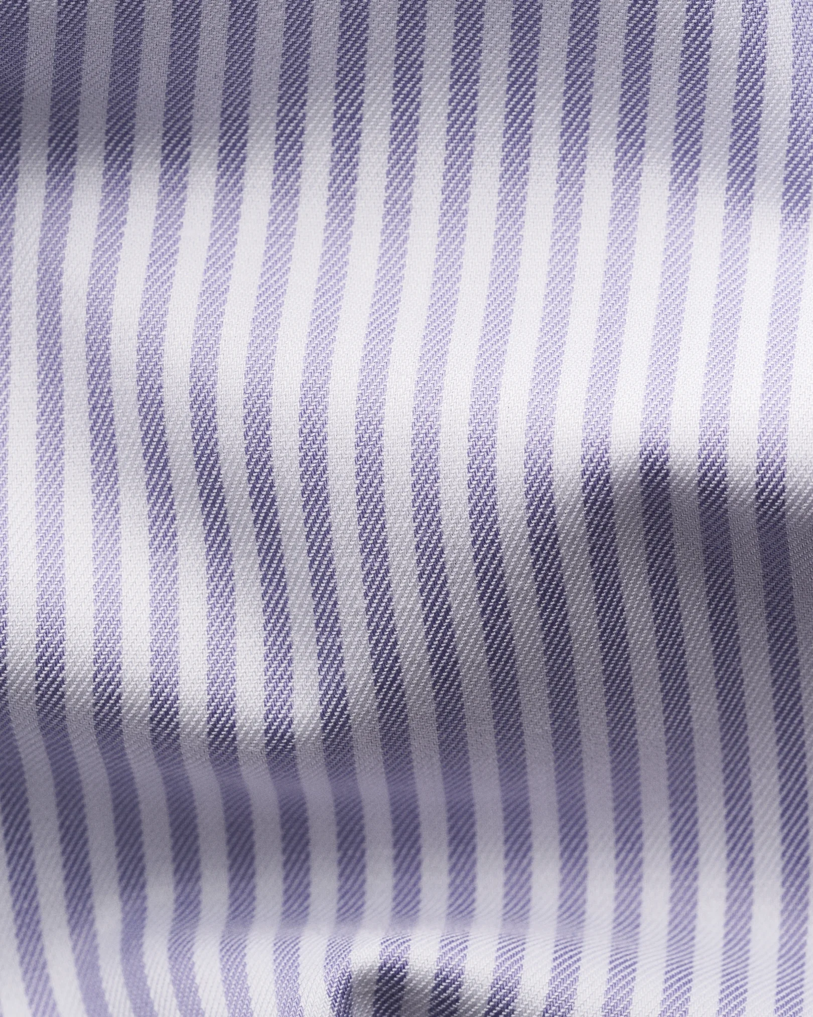 Eton - light purple striped cotton tencel lyocell shirt
