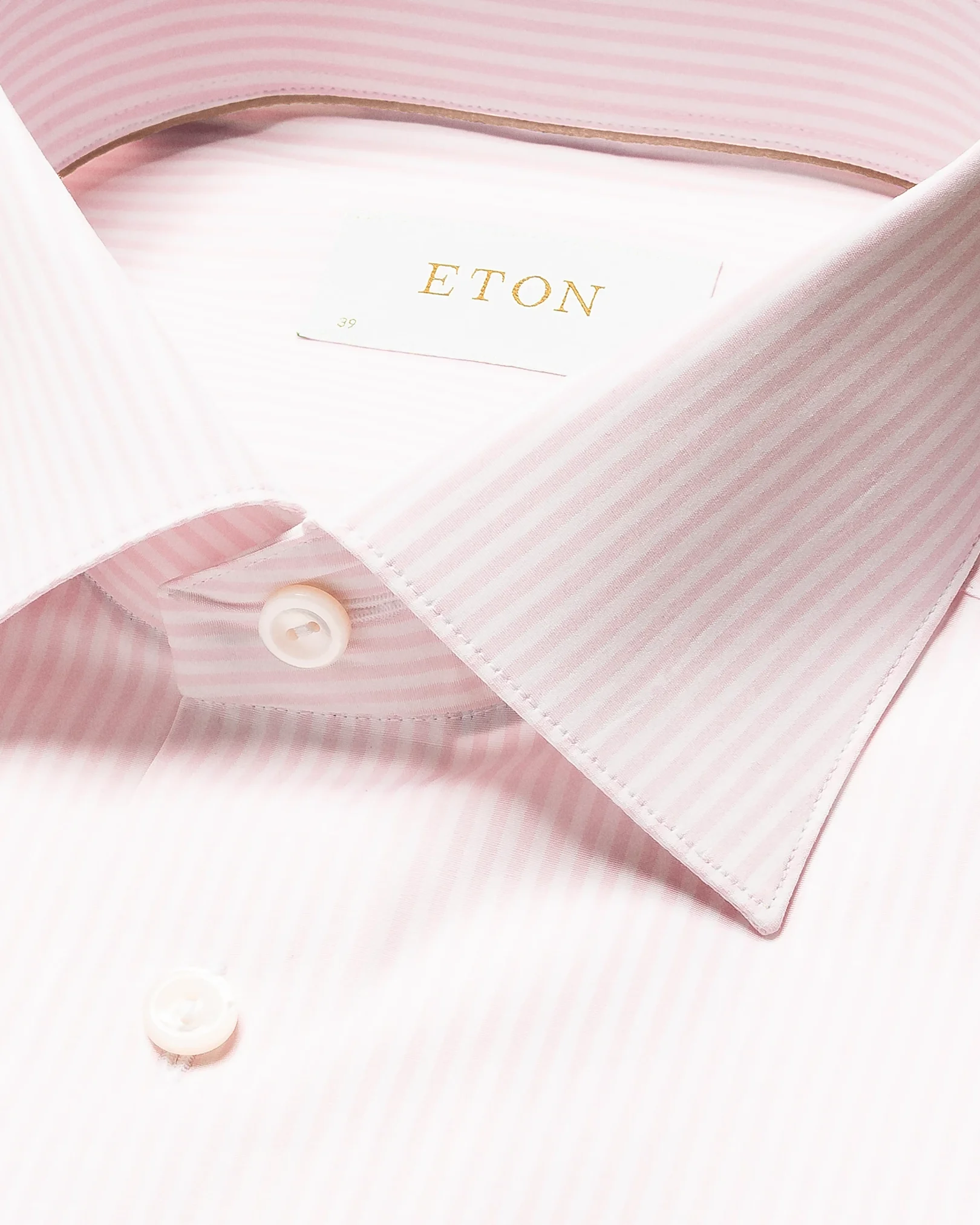 Eton - pink poplin cut away single cuff contemporary fit