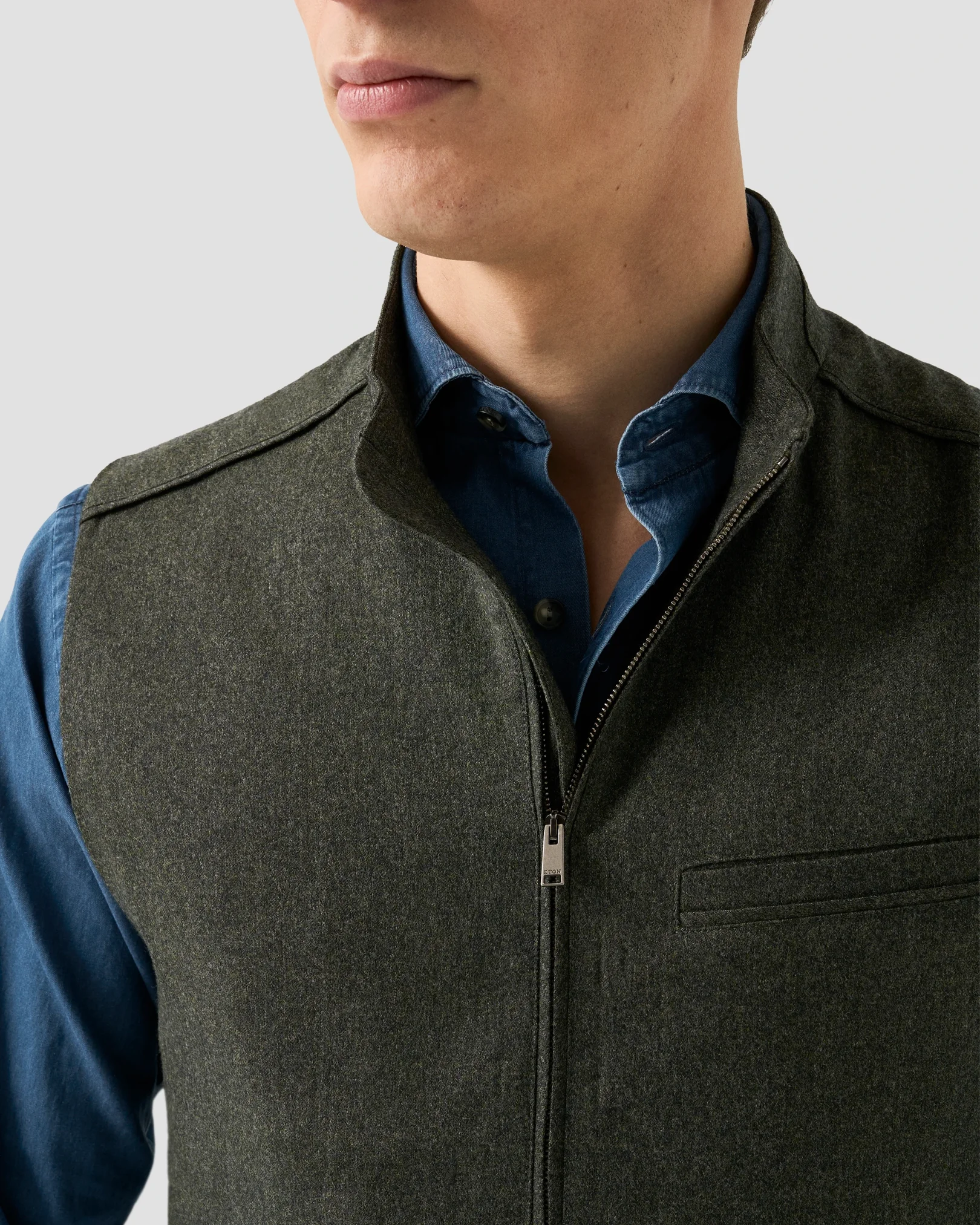 Eton - wool flannel vest