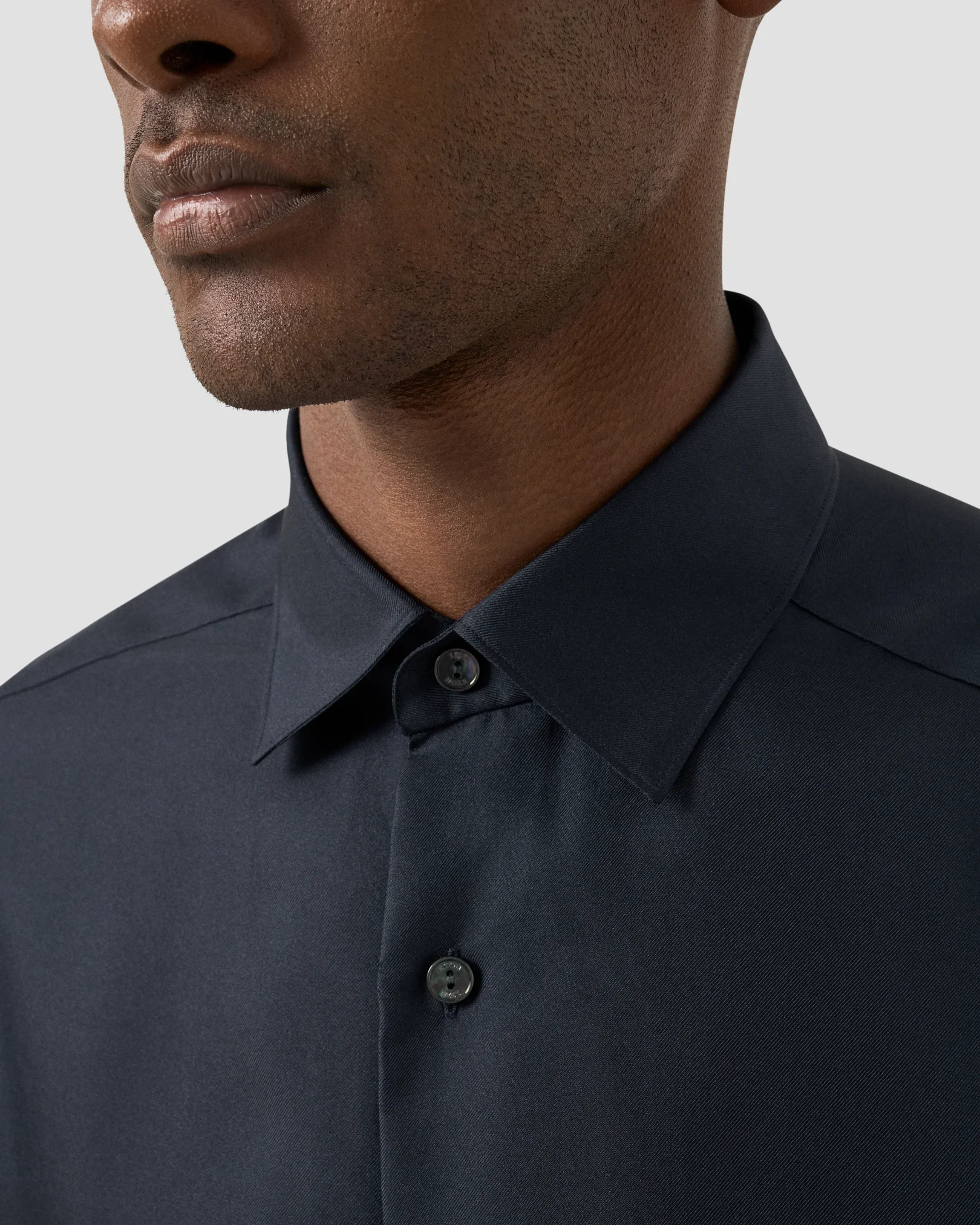 Eton - motif print silk shirt