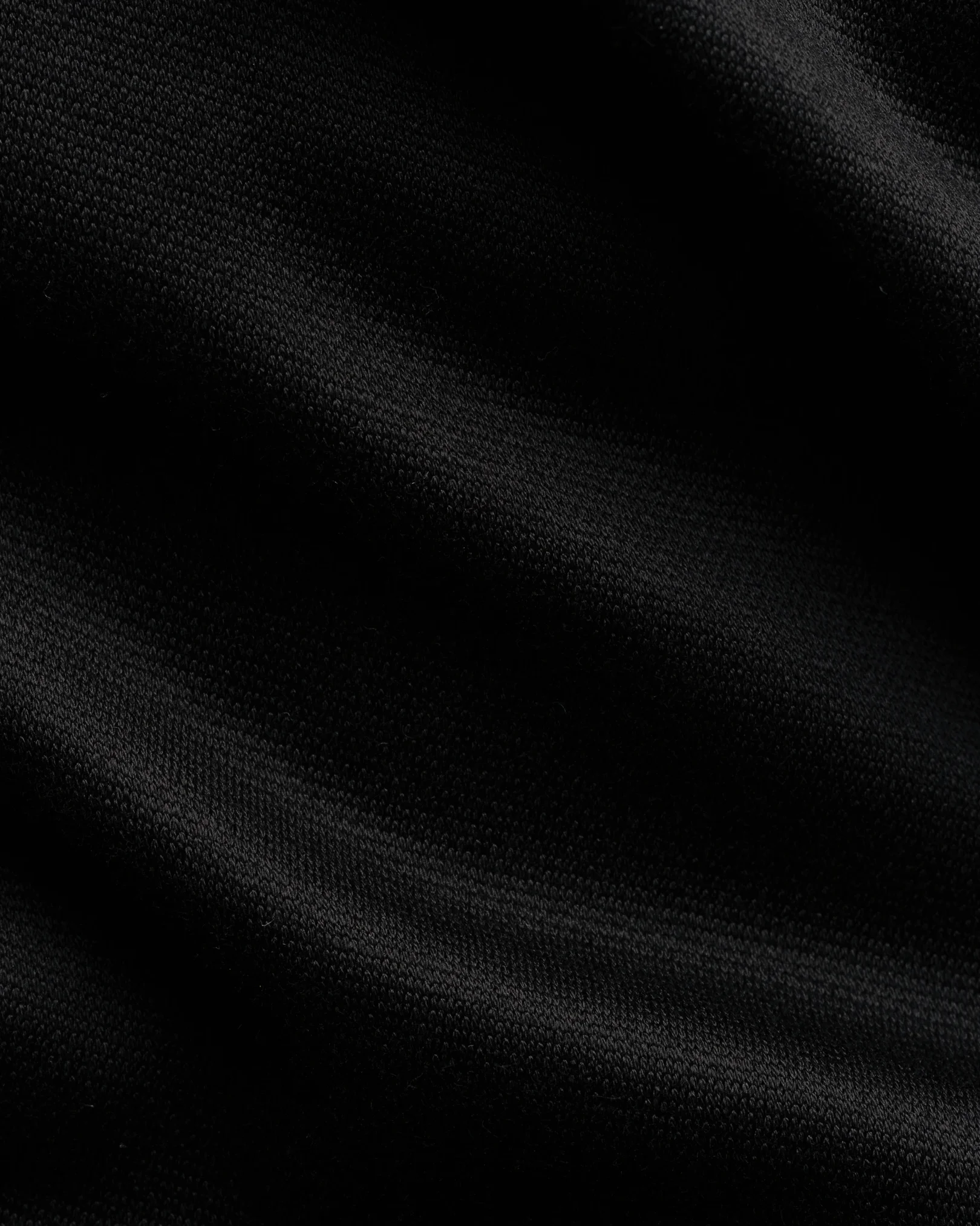 Eton - black filo di scozia knit shirt 261