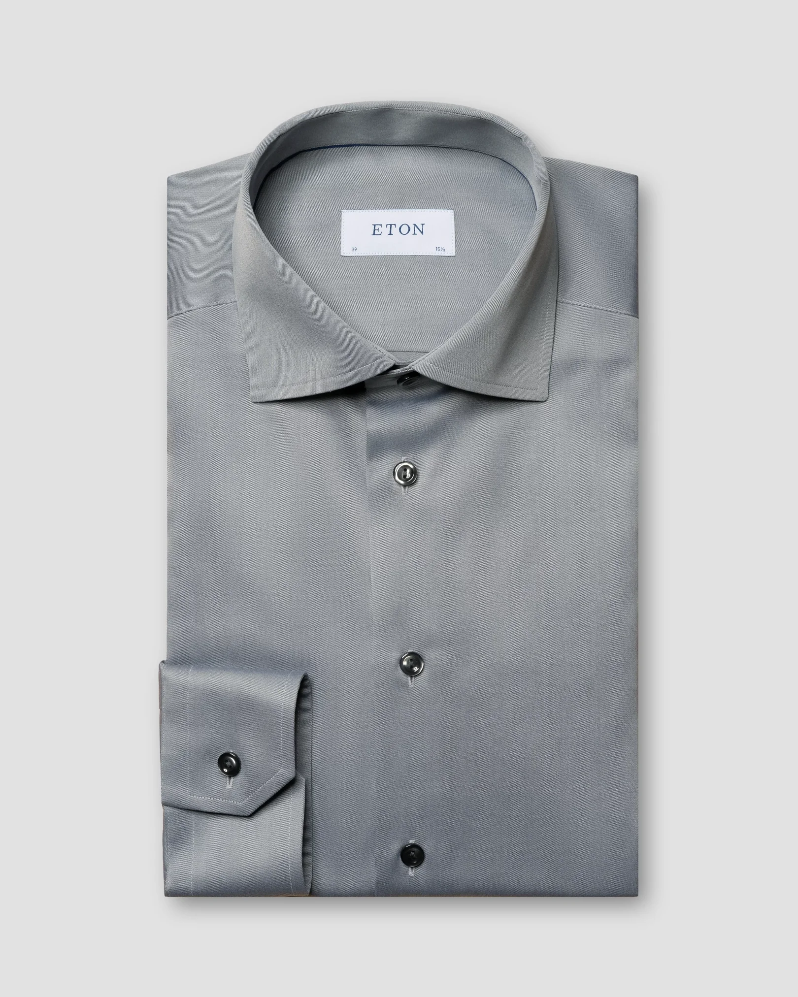 Eton - mid grey signature twill