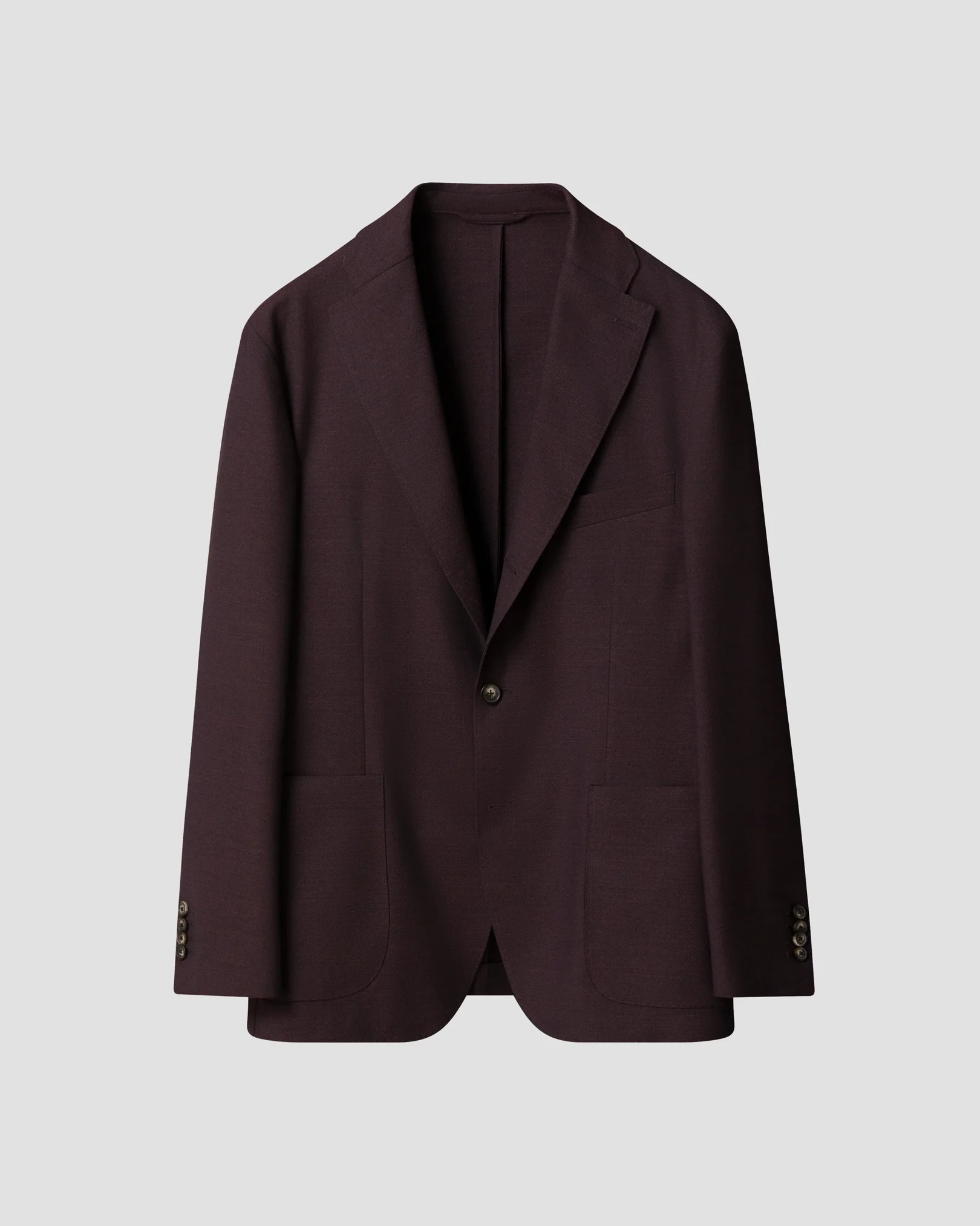 Eton - dark red lana tech structure soft jacket