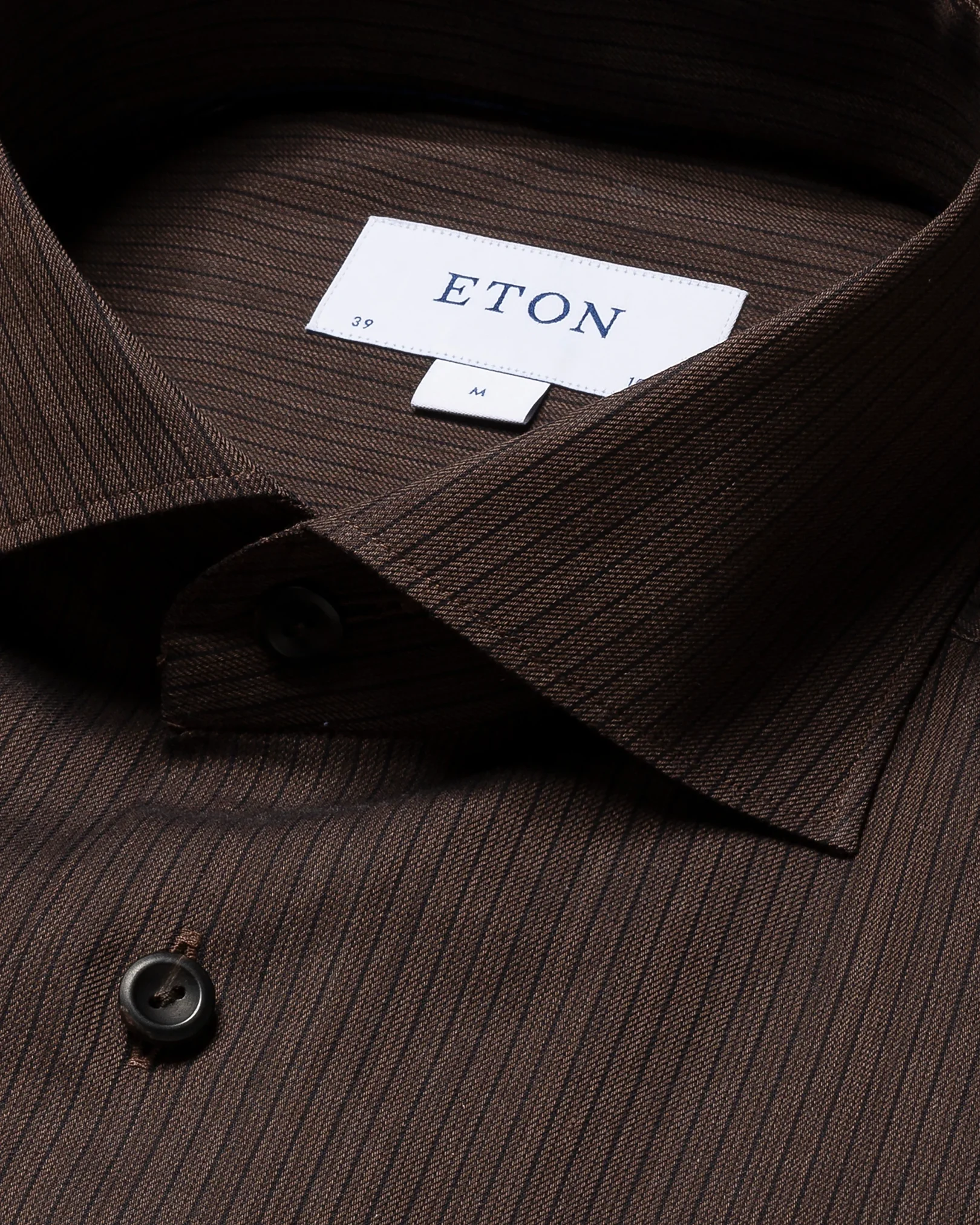 Eton - brown lightweight flannel