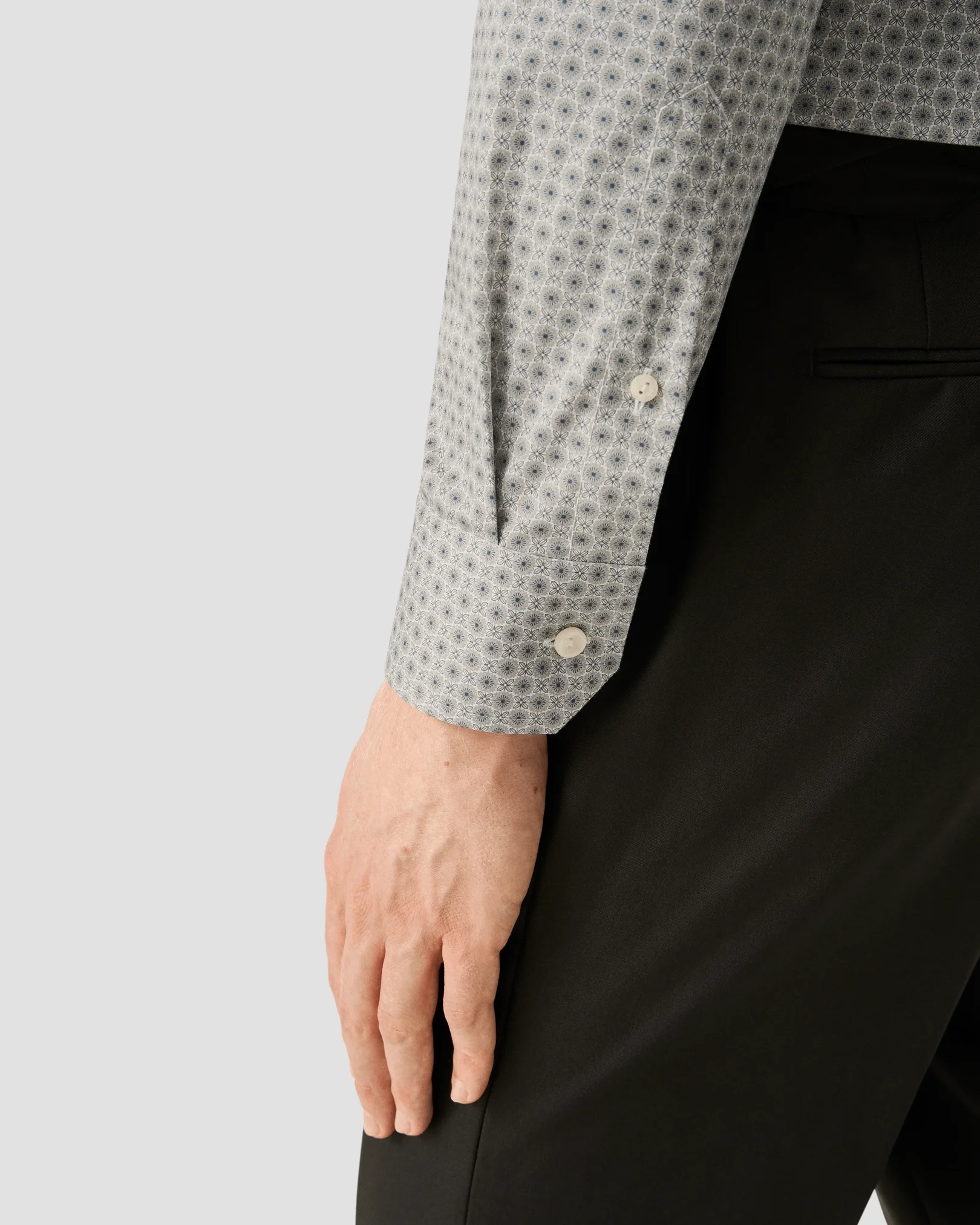 Eton - 256 micro floral print shirt