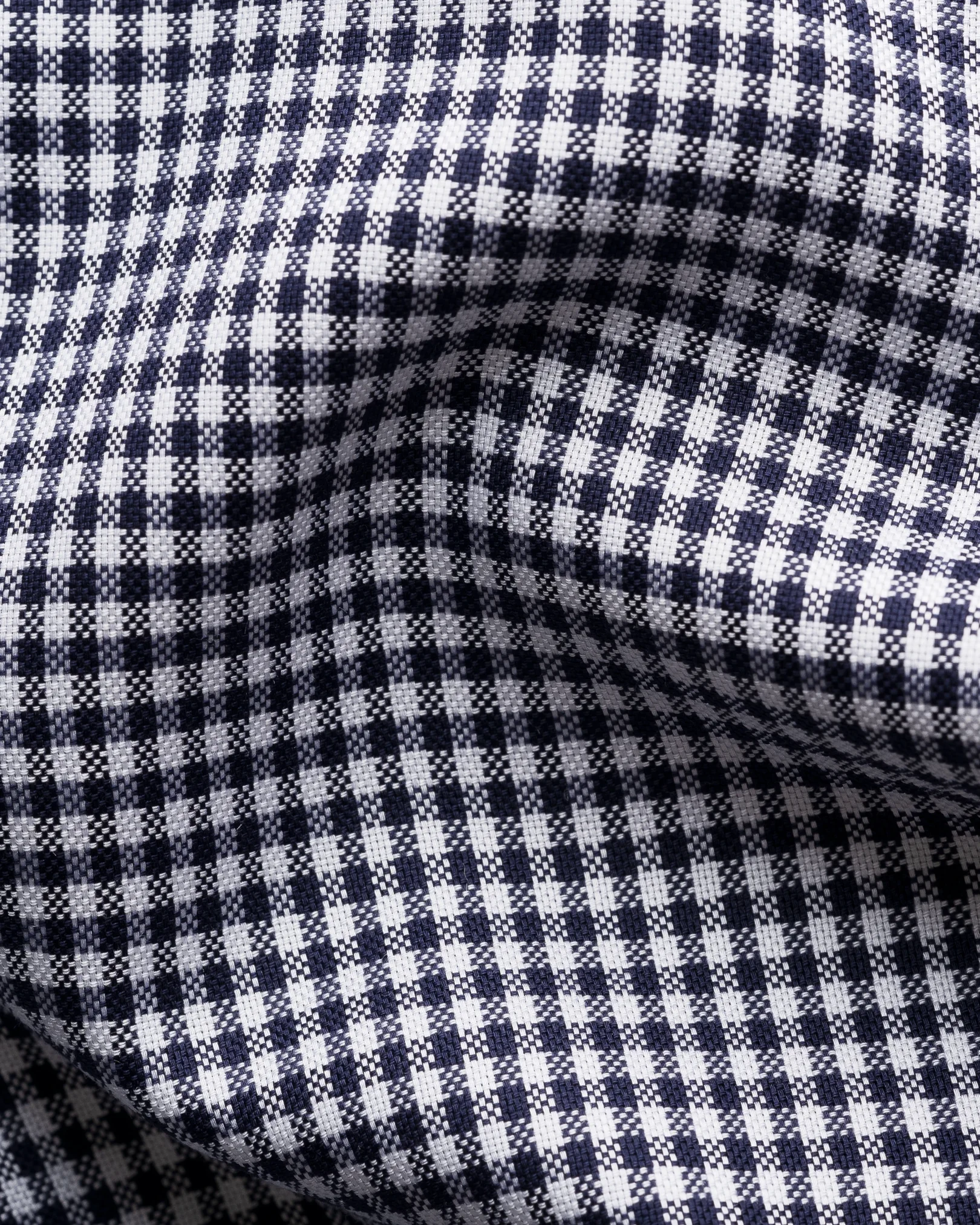 Eton - dark blue check signature oxford shirt