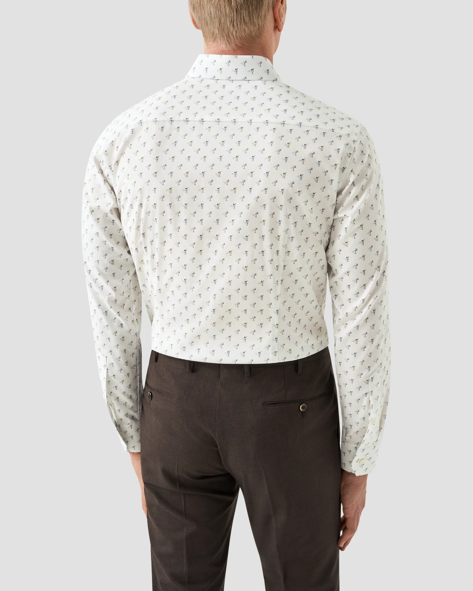 Eton - white poplin cocktail shirt