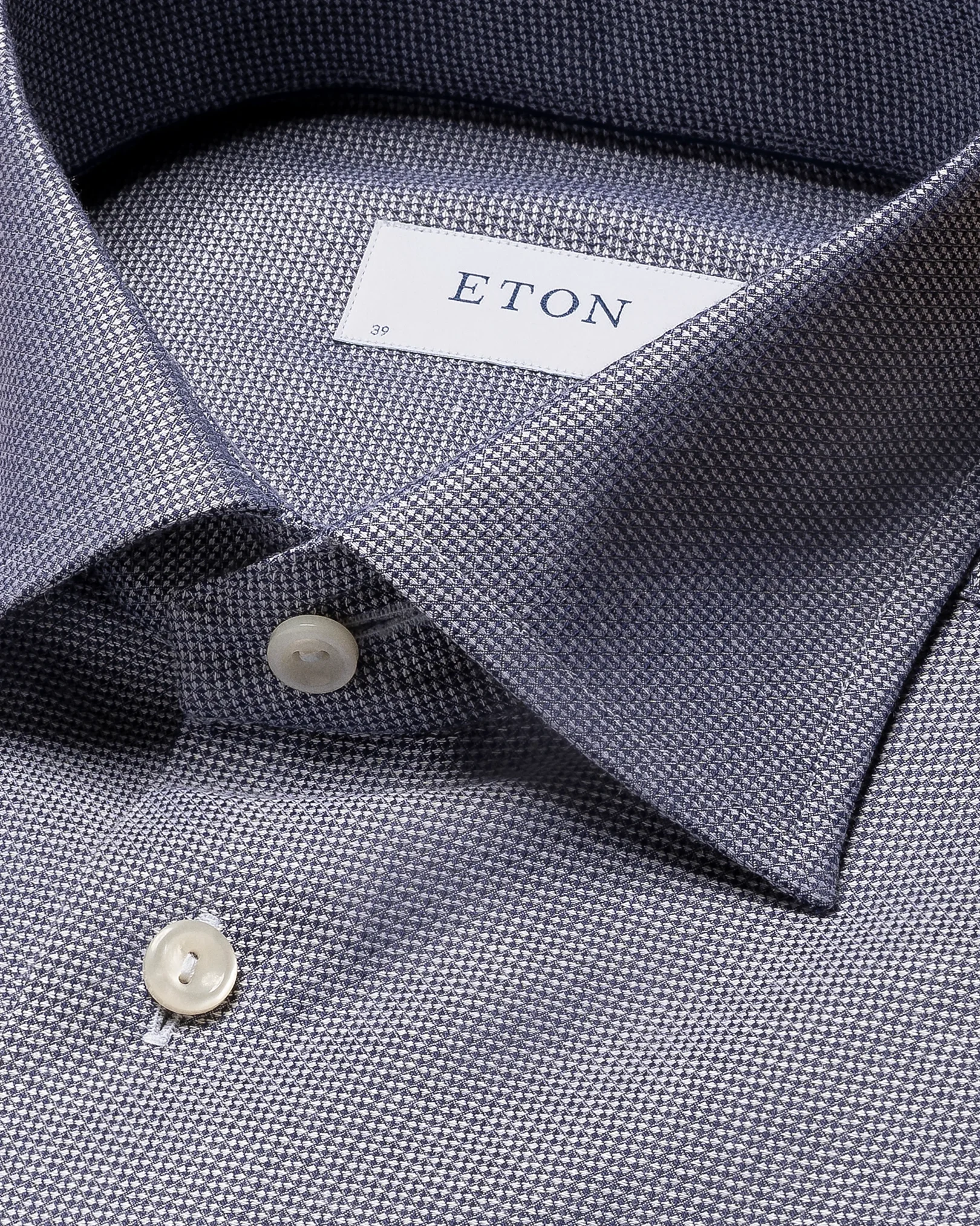 Eton - navy blue strech cottontencel