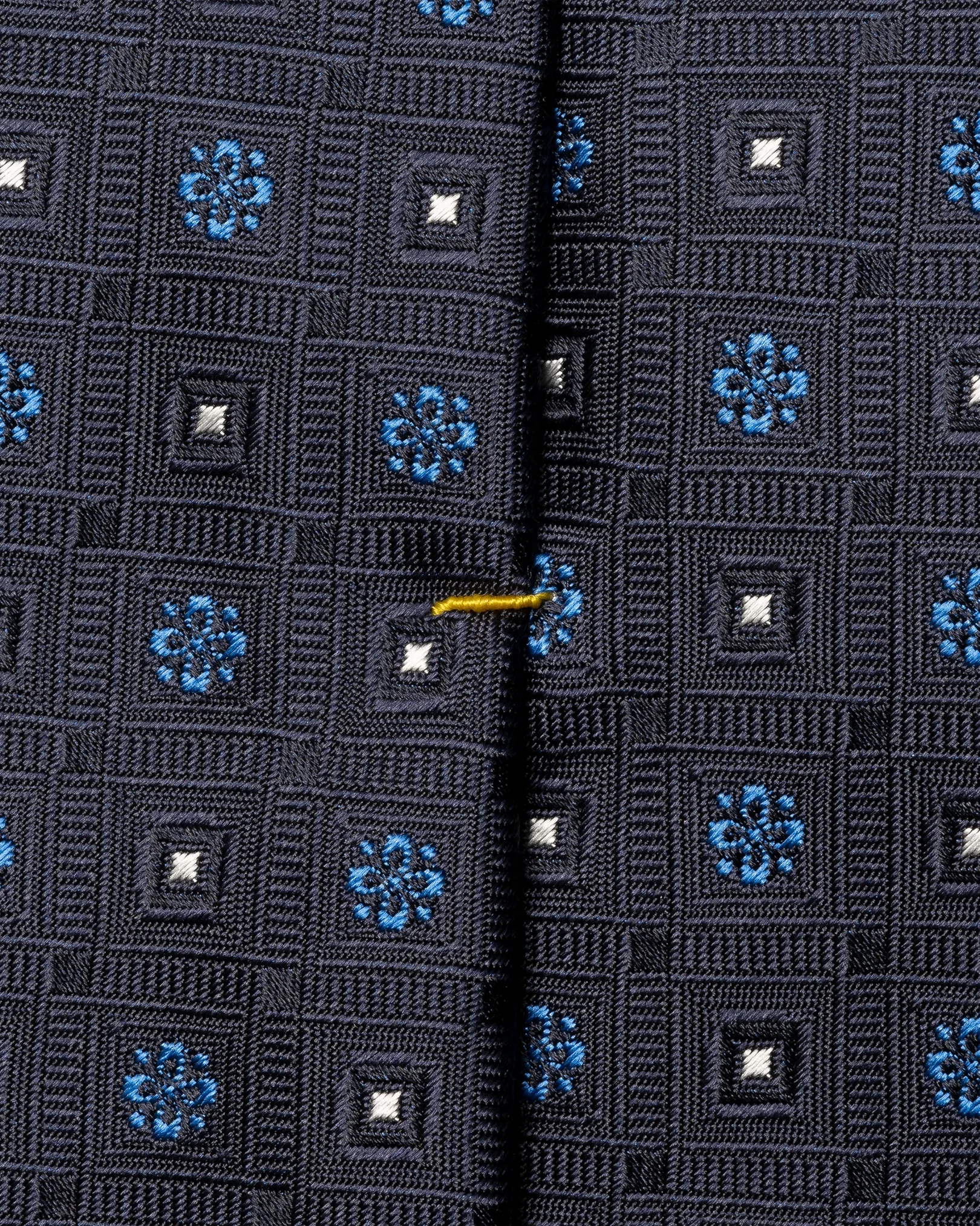 Eton - geometric 256 woven silk tie