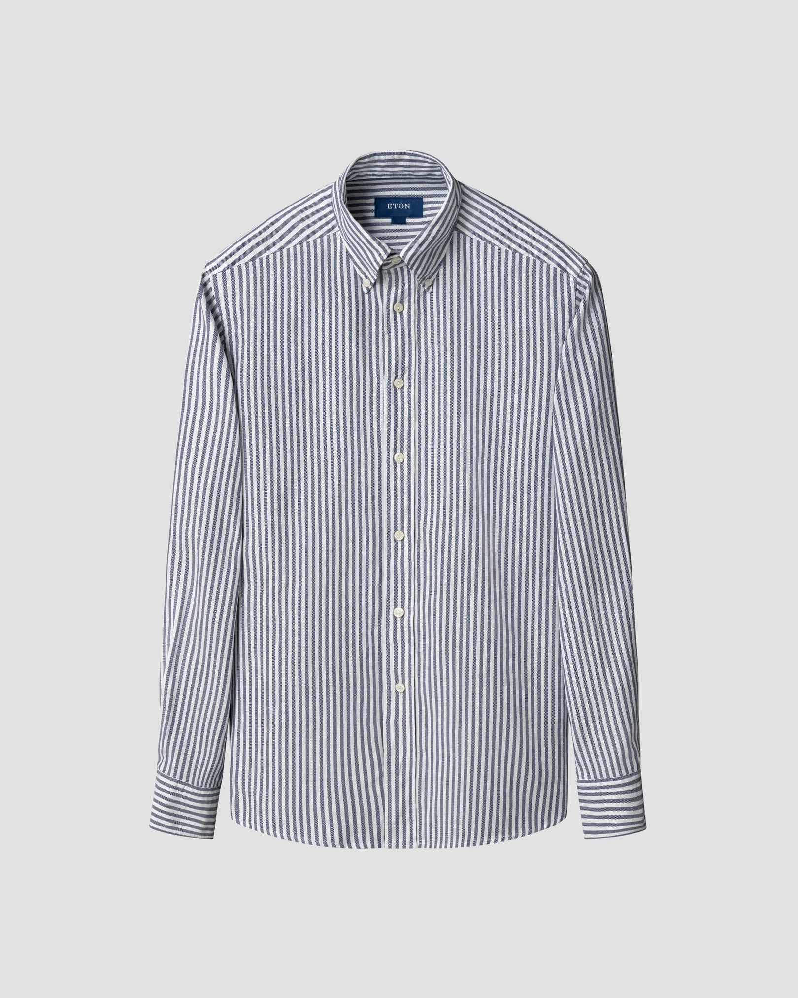 Eton - Striped Royal Oxford Shirt