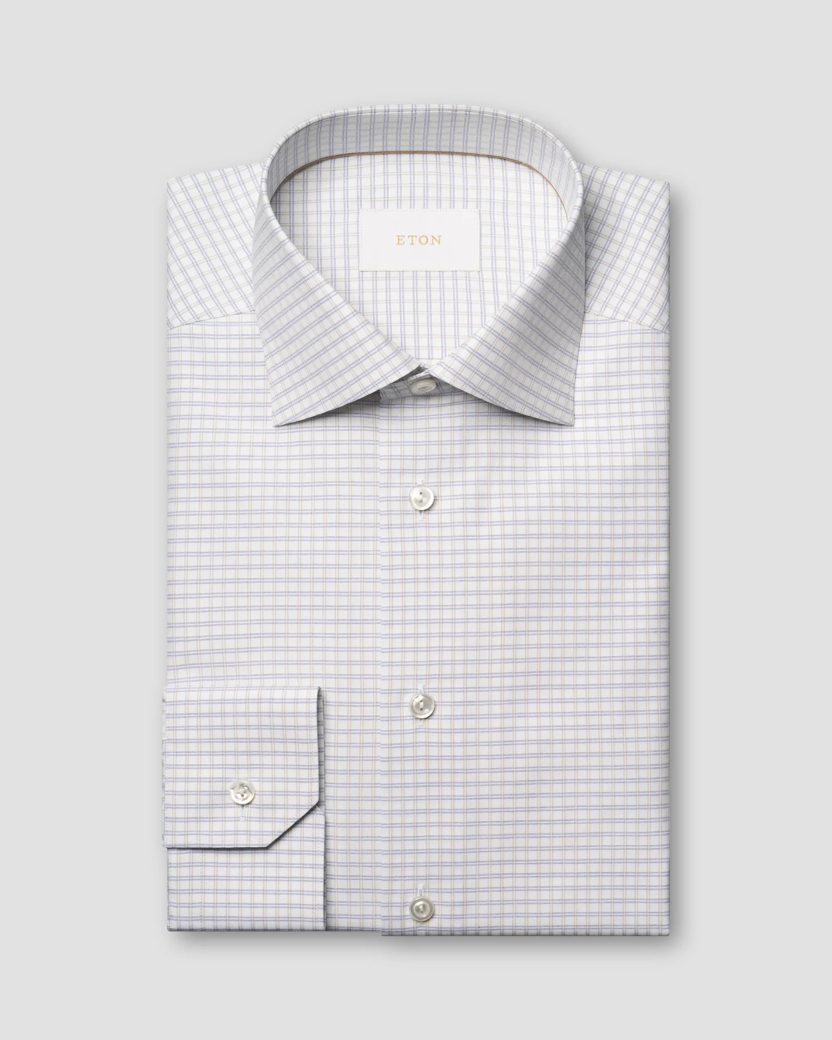Eton - Check Supima 120 Piqué Shirt