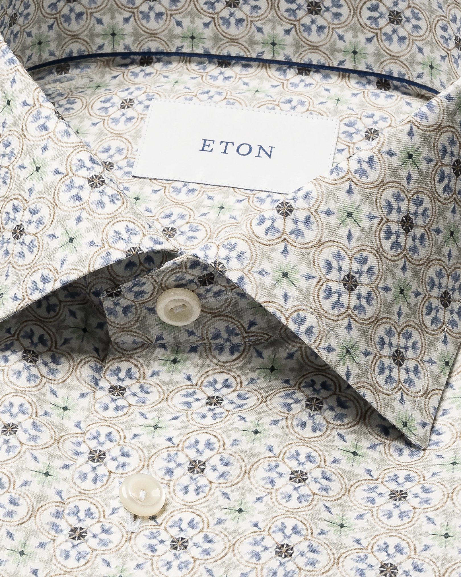 Eton - Motif Cotton & TENCEL™ Lyocell Shirt