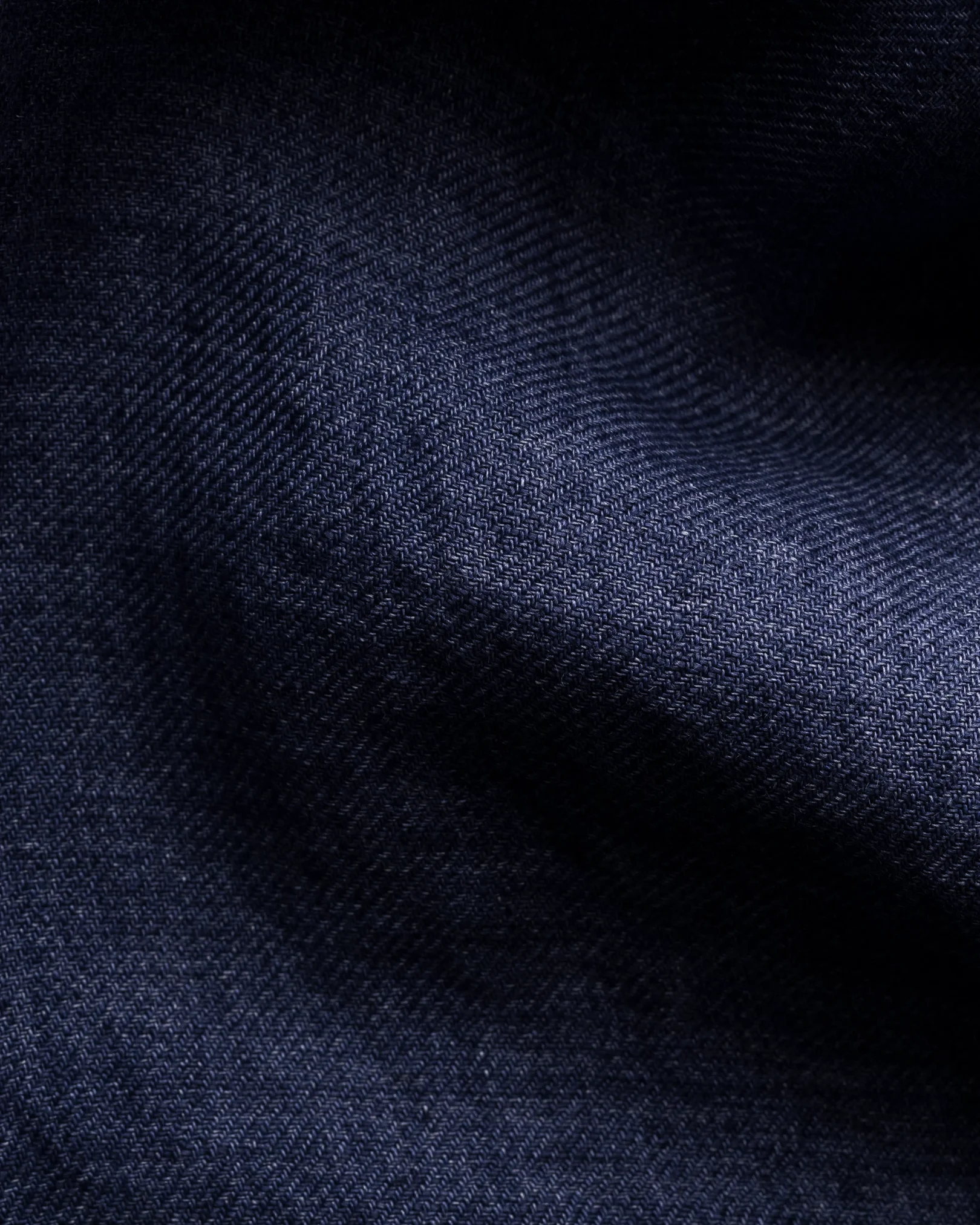 Eton - navy blue linen solid